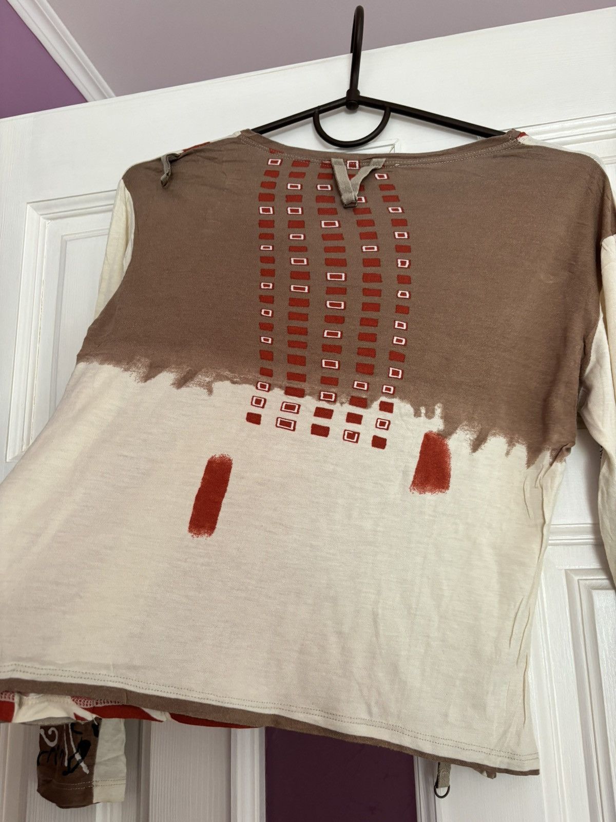 Vintage VINTAGE FRENCH PRINTED FACE TOP 00s LONG SLEEVE Size M / US 6-8 / IT 42-44 - 12 Thumbnail