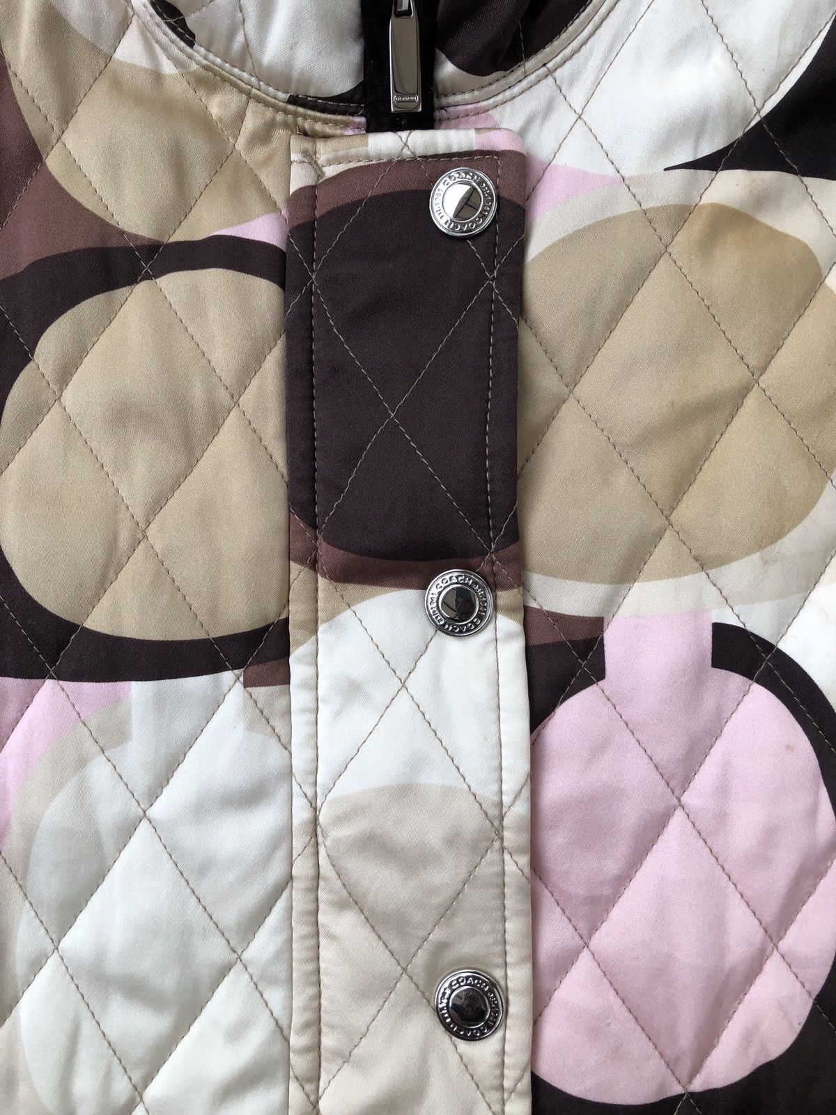 Coach Classic Coach Logo Pattern Print Quilted Vest Size S / US 4 / IT 40 - 4 Thumbnail