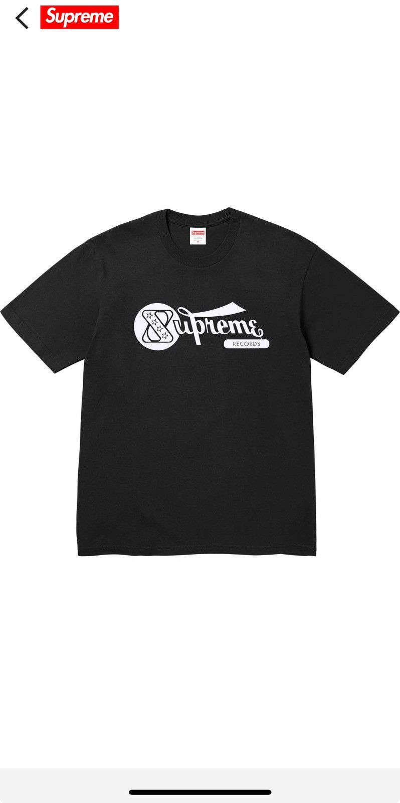 Supreme SUPREME RECORDS TEE | Grailed