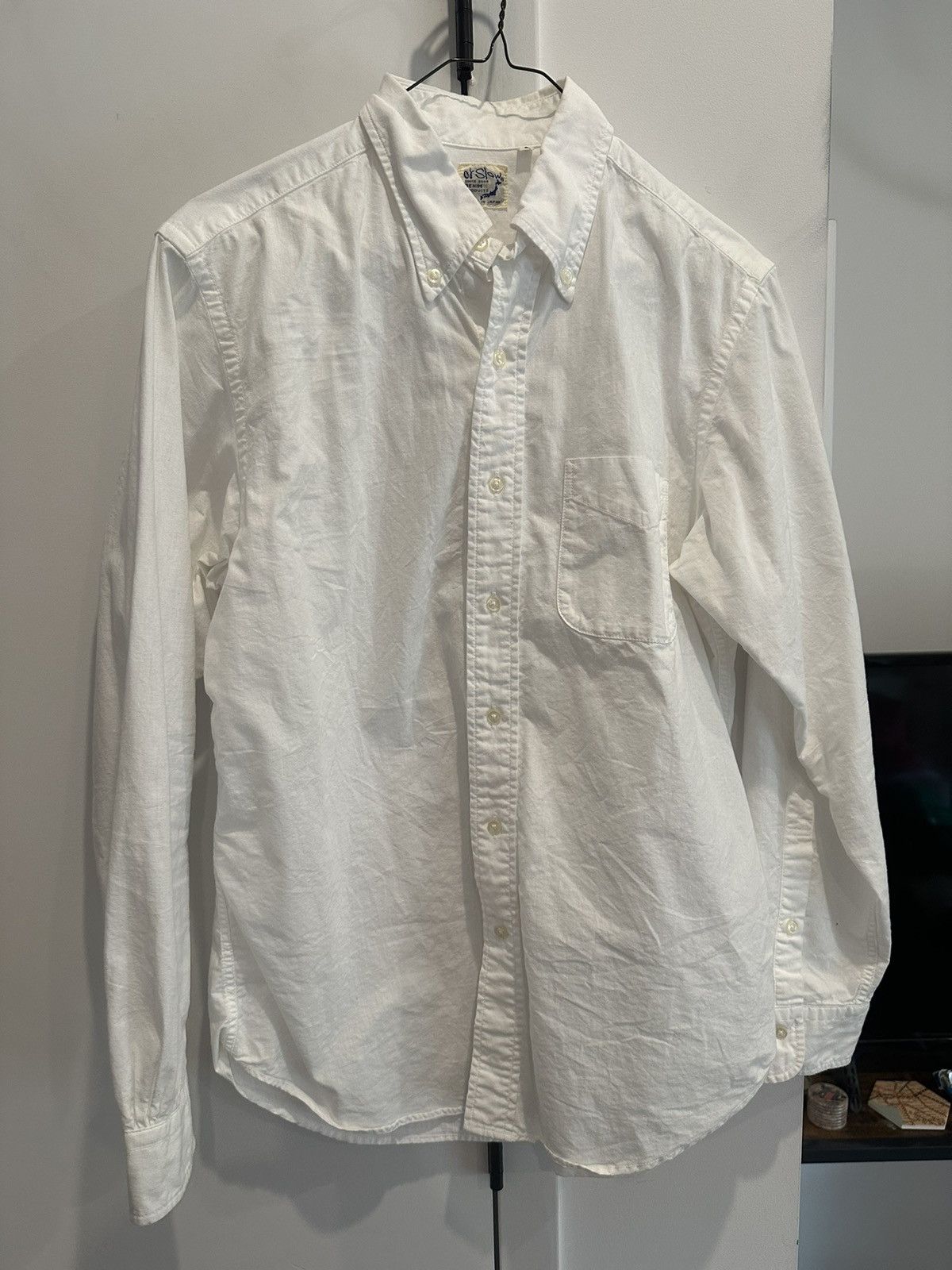 image of Orslow White Oxford, Men's (Size Small)