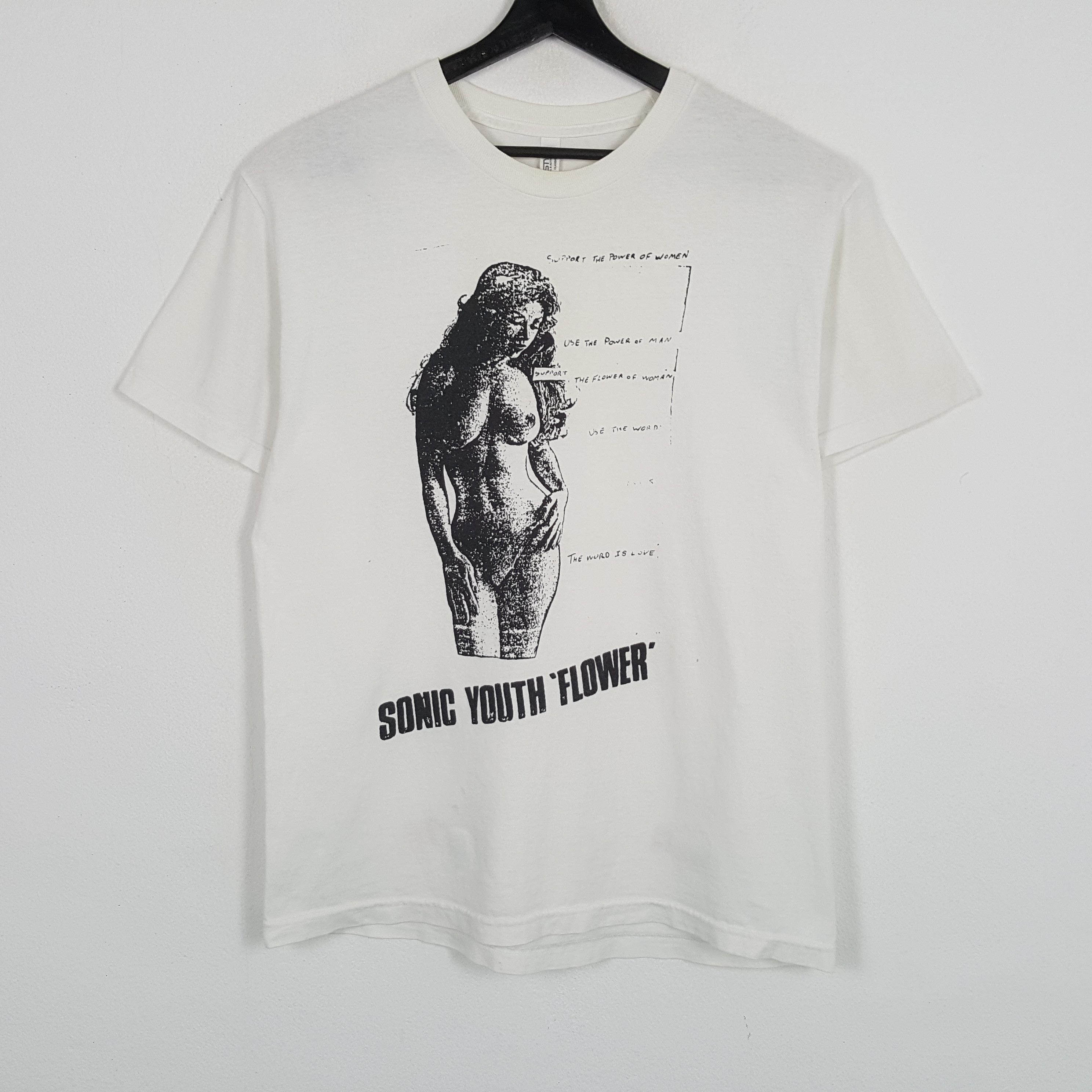 Band Tees × Vintage SONIC YOUTH Rock Band Music Streetwear Style Tshirt Size US L / EU 52-54 / 3 - 1 Thumbnail
