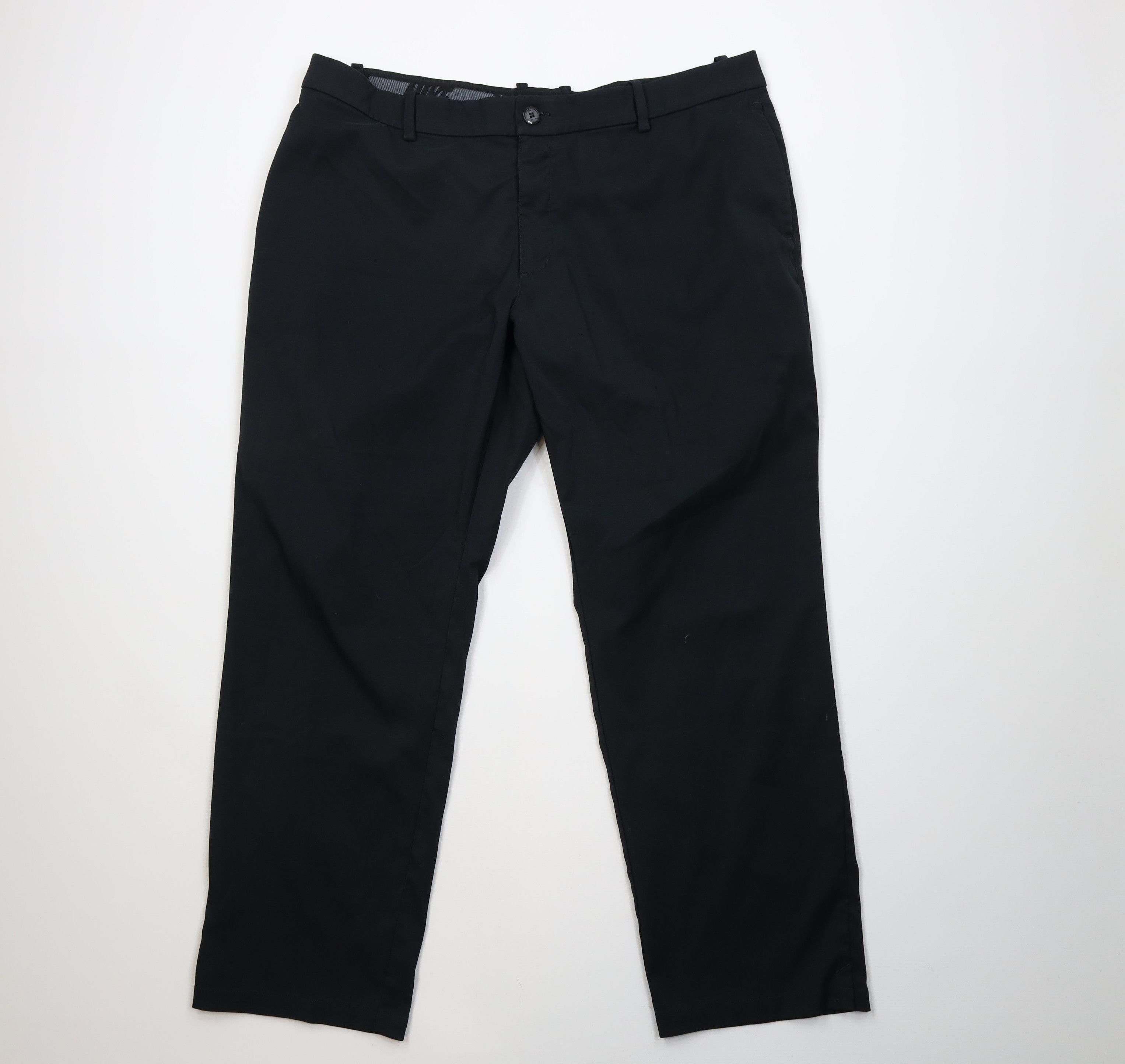 Nike Y2K Nike Golf Tech Knit Wide Leg Chino Pants Trousers Black Size US 42 / EU 58 - 1 Thumbnail
