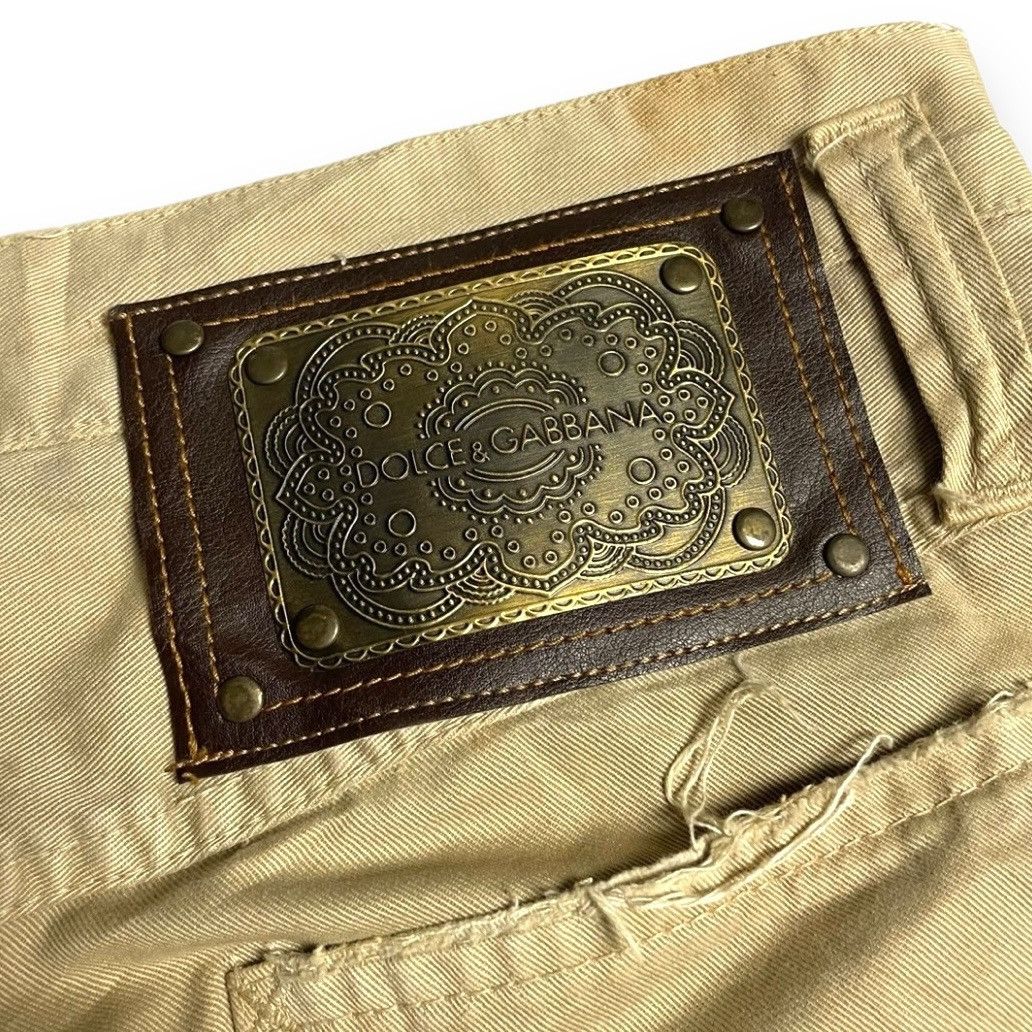 Dolce & Gabbana DOLCE & GABBANA DISTRESSED CHINO PANTS Size US 30 / EU 46 - 10 Thumbnail