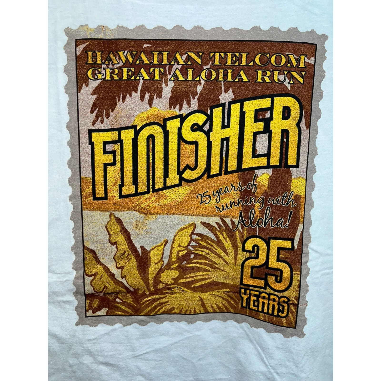 Fruit Of The Loom Vintage Hawaii Postal Shirt Hawaiian Telcom Aloha Run Tee XL Size US XL / EU 56 / 4 - 2 Thumbnail