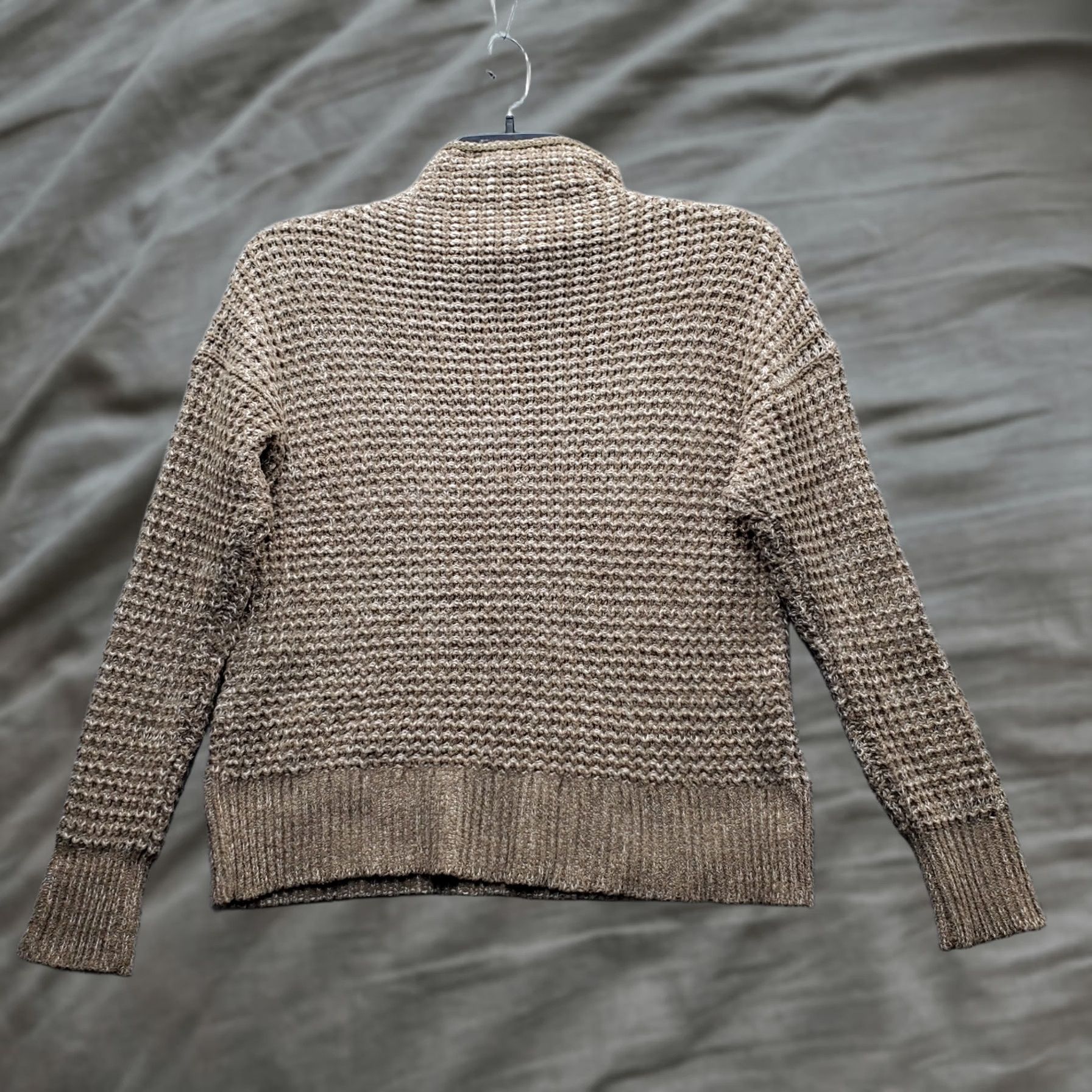 American Eagle Outfitters American Eagle Outfitters Sweater Womens XS Multicolor Chunky Knit Mock Neck Pullover Knit Pattern Striped Winter Fall Size XS / US 0-2 / IT 36-38 - 1 Thumbnail