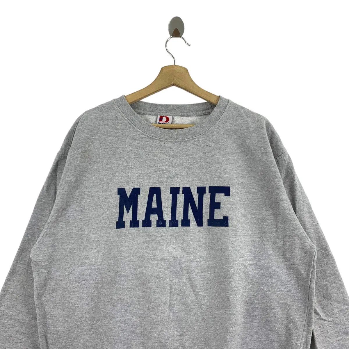 Vintage Vintage 90’ MAINE UNIVERSITY ORONO Collegiate Sweatshirt Size L / US 10 / IT 46 - 3 Thumbnail