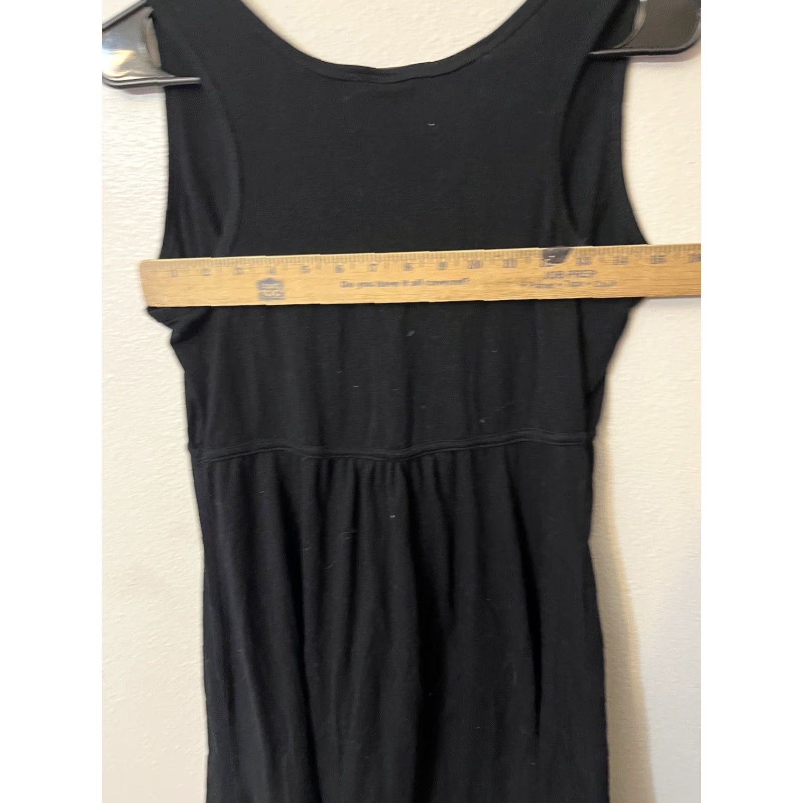 Apt. 9 Apt. 9 Solid Black Fit Scoop Neck Sleeveless Tank Dress S Red Women's Tank Dress Short Dress Bodice Lined 90s? Size S / US 4 / IT 40 - 4 Thumbnail
