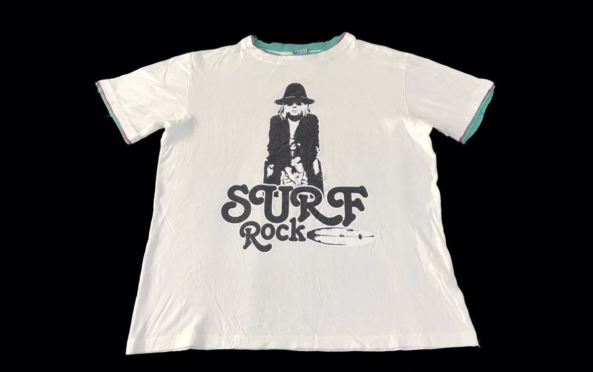 Japanese Brand Takeo Kikuchi Surf Rock Kurt Cobain Screen Printed Tee Size US M / EU 48-50 / 2 - 1 Thumbnail