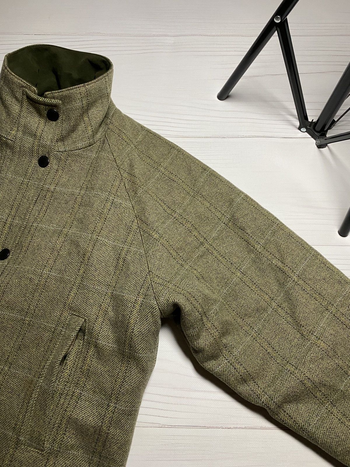 Barbour Vintage Rare Barbour Ladies Field Wool Tweed Jacket Size M / US 6-8 / IT 42-44 - 14 Thumbnail