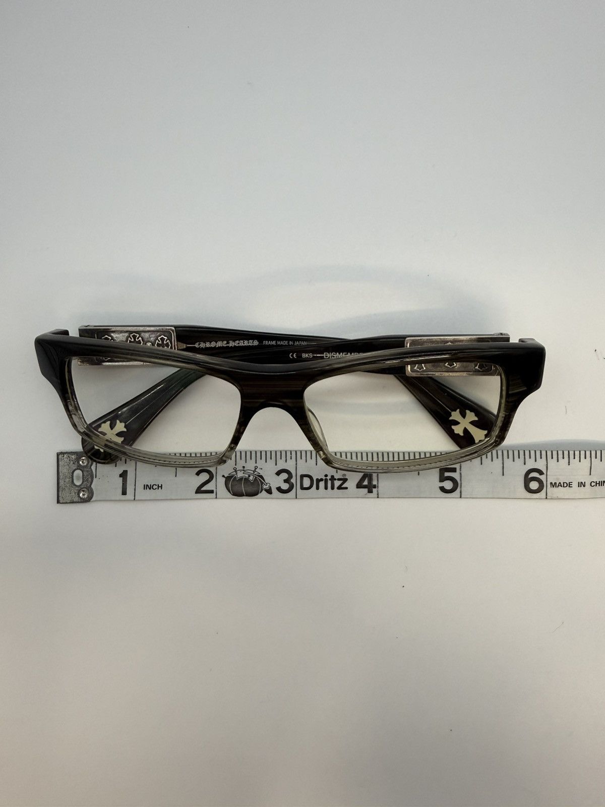 Chrome Hearts CHROME HEARTS "DISMEMBERED" BKS — .925 Cross Temple Frames Size ONE SIZE - 23 Thumbnail
