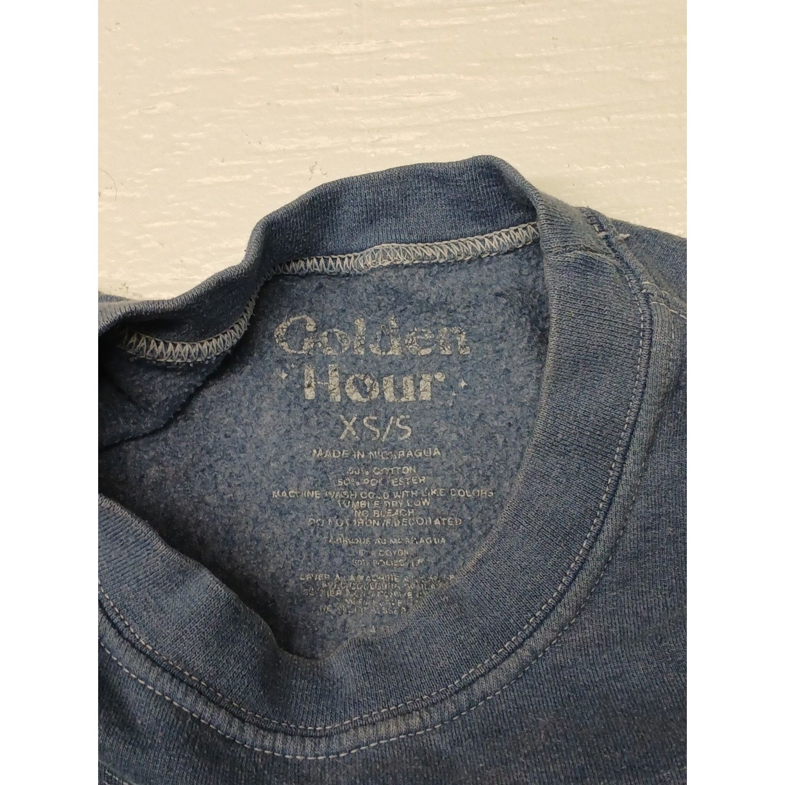 Other Golden Hour (XS/S) Blue Crew Neck Pullover Sweatshirt Size S / US 4 / IT 40 - 6 Thumbnail