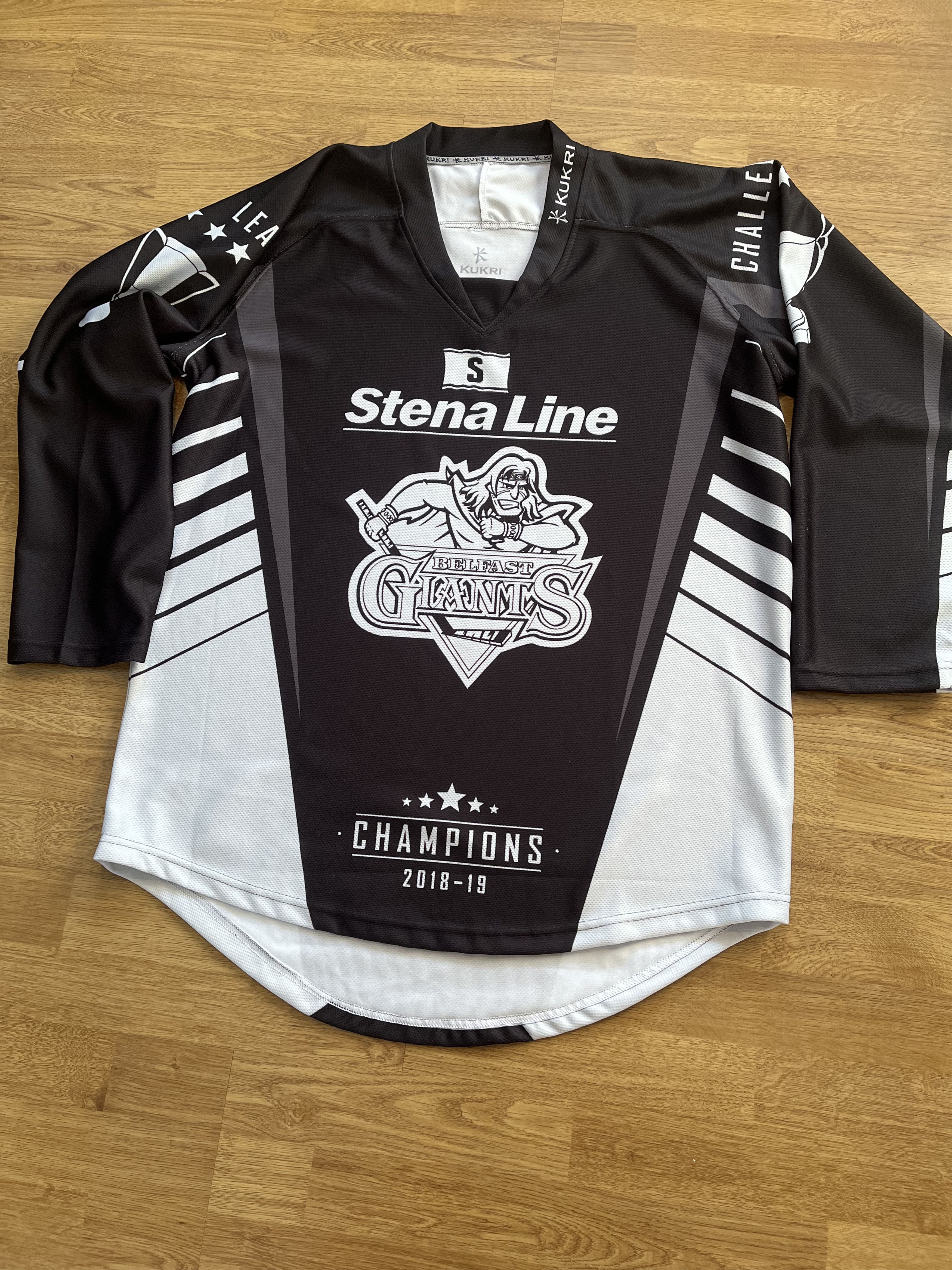 NHL Belfast Giants Ireland Kukri Hockey jersey kit Size US XL / EU 56 / 4 - 1 Thumbnail