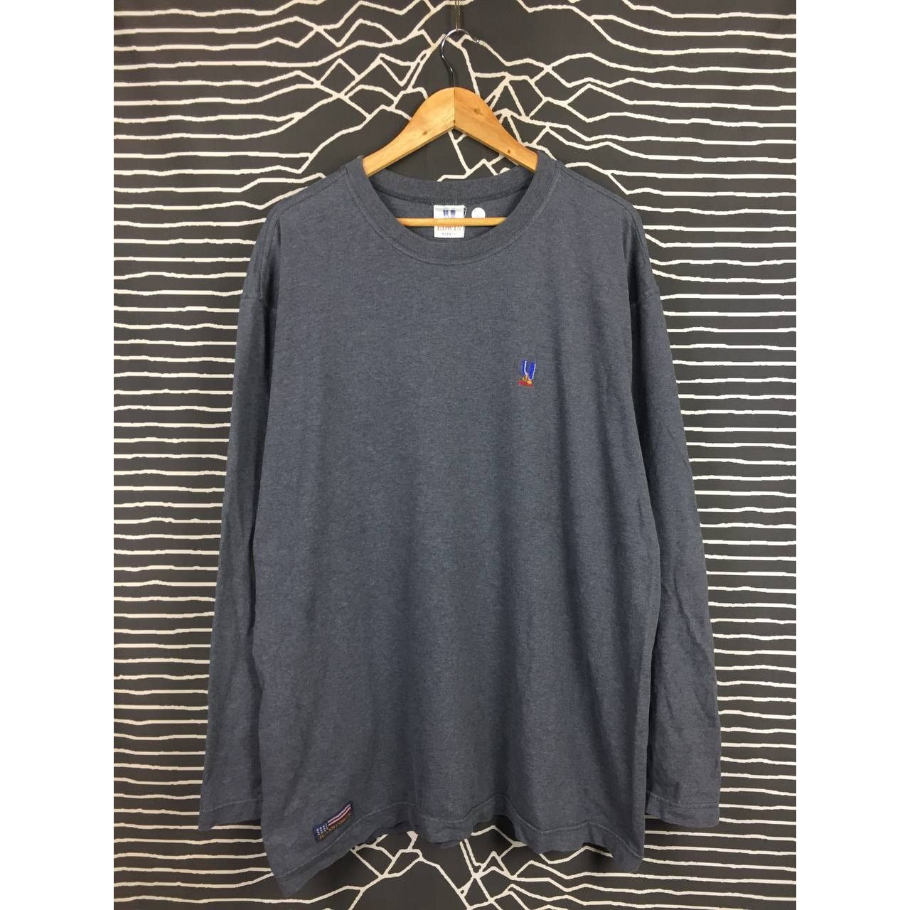 Edwin × Vintage Vtg Edwin Embroidered Logo Long Sleeve Tee Size US XXL / EU 58 / 5 - 1 Thumbnail