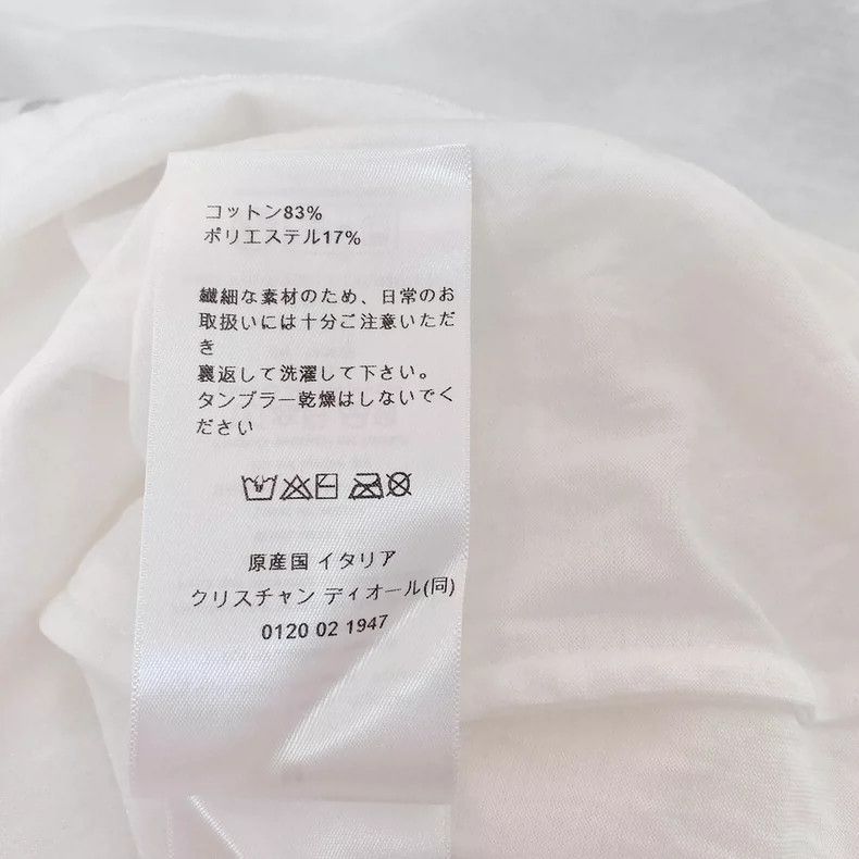 Dior Dior White letter T-shirt Size M / US 6-8 / IT 42-44 - 6 Thumbnail