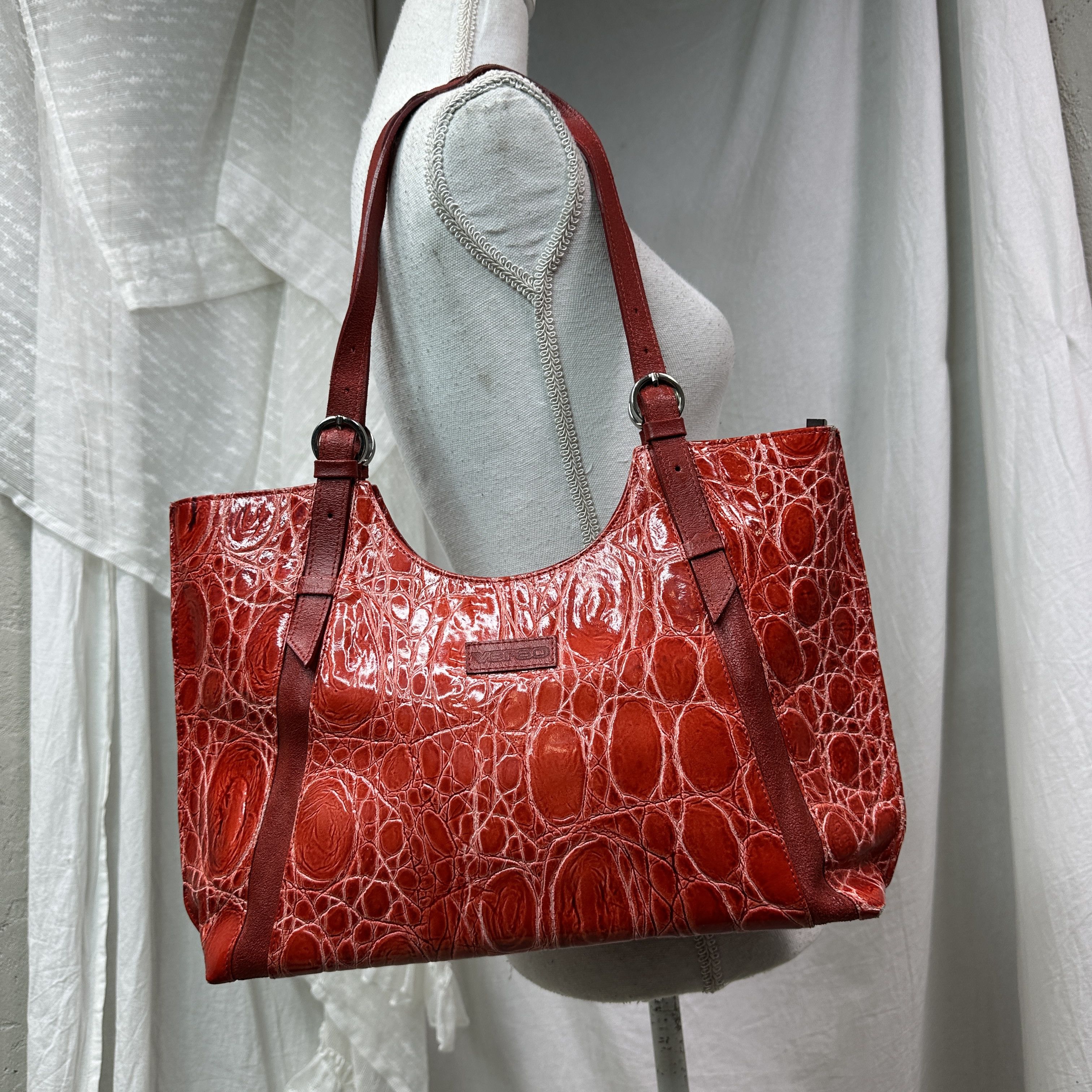 Vintage Vintage Avant Garde Leather Snake Skin Shoulder Bag Y2K Size ONE SIZE - 5 Thumbnail