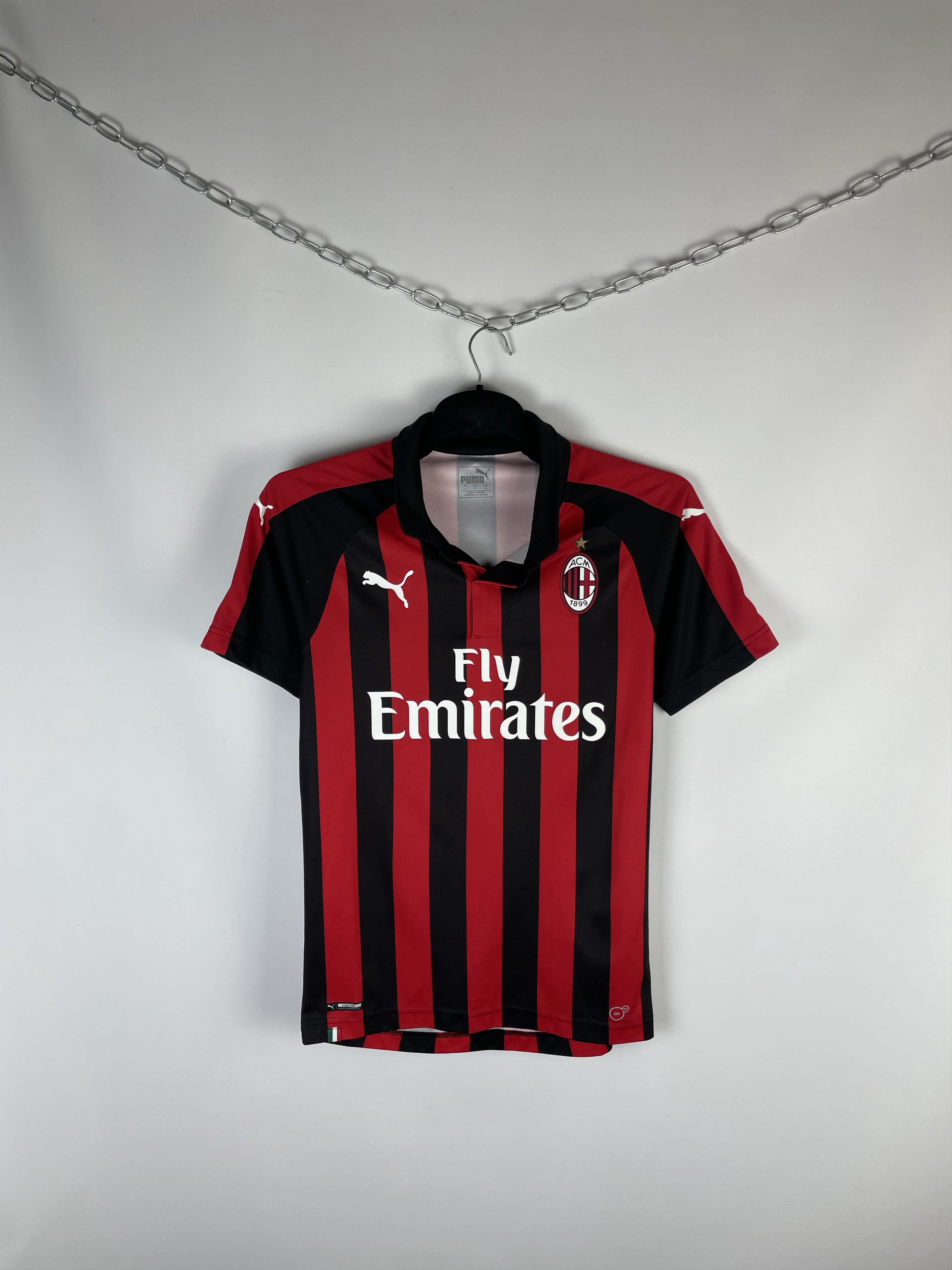 Puma Puma FC AC Milan Italy 2018/2019 Home Soccer Size US S / EU 44-46 / 1 - 1 Thumbnail