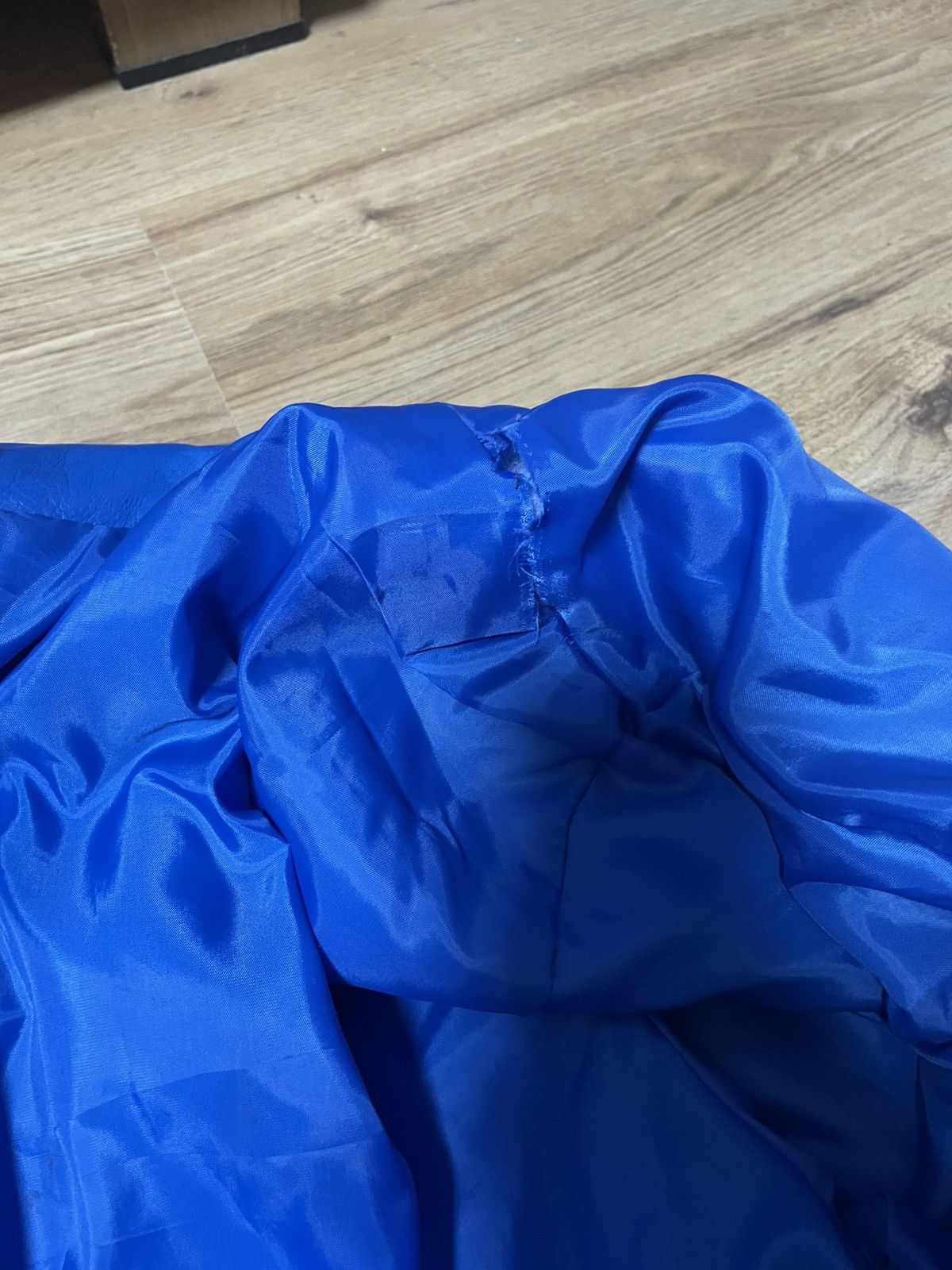 Other Blue leather jacket Size L / US 10 / IT 46 - 7 Thumbnail