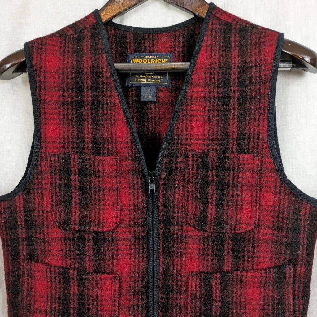 Woolrich Woolen Mills Vintage Ladies' Woolrich Plaid Wool Outerwear Vest Small Size S / US 4 / IT 40 - 4 Thumbnail