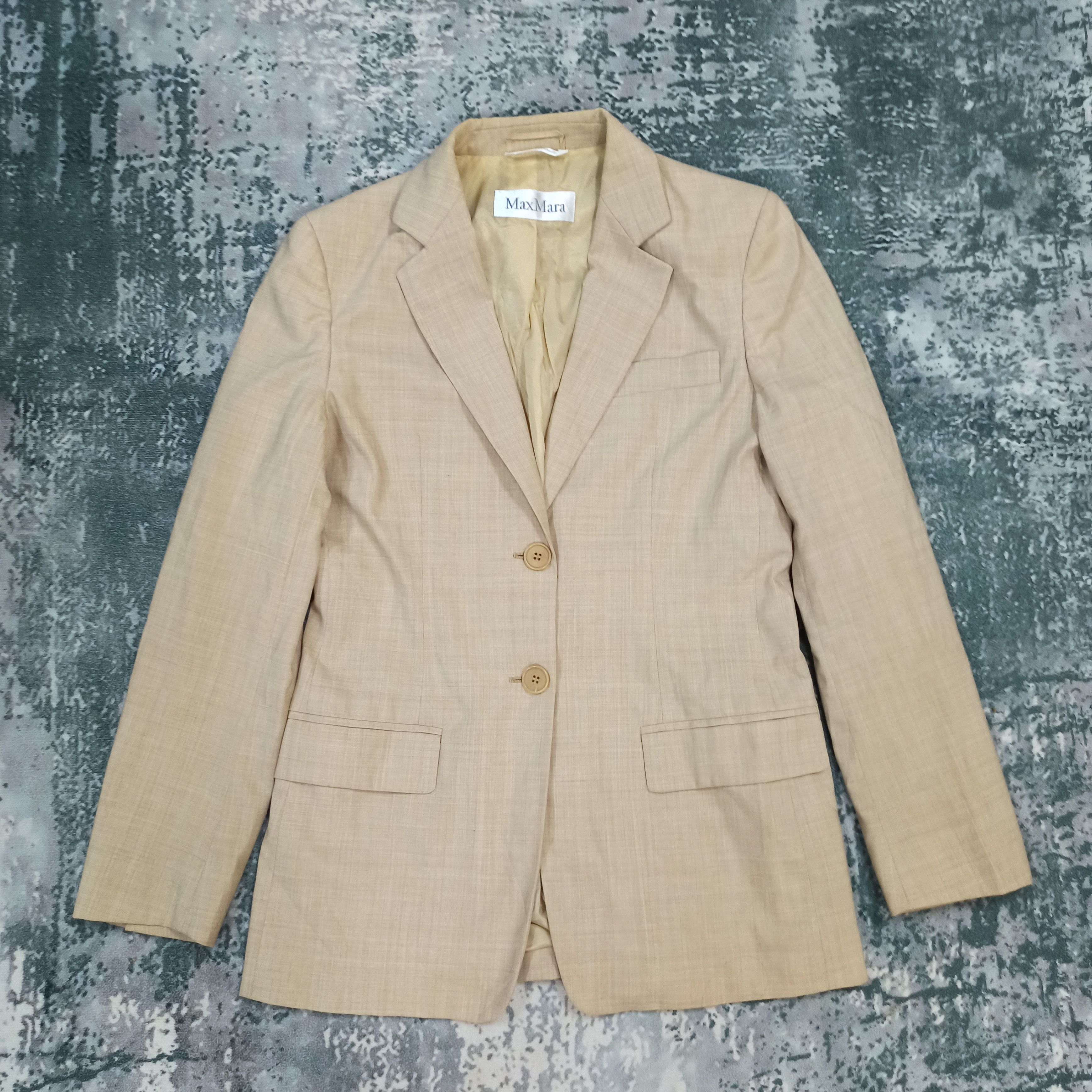 Max Mara Vintage Max Mara Blazer Coat Made in Italy Size S / US 4 / IT 40 - 1 Thumbnail