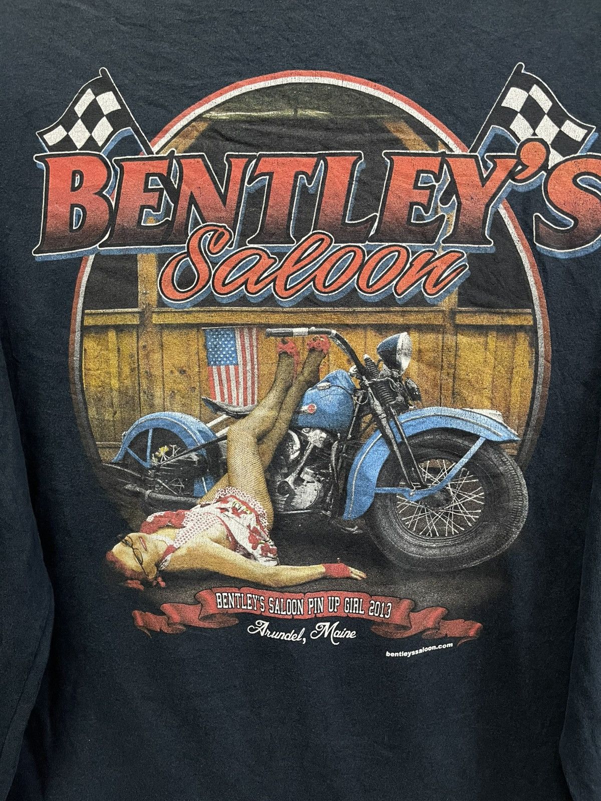 Other Bentley's Saloon Pin Up Girl Long Sleeve🔥🔥🔥 Size US M / EU 48-50 / 2 - 7 Thumbnail