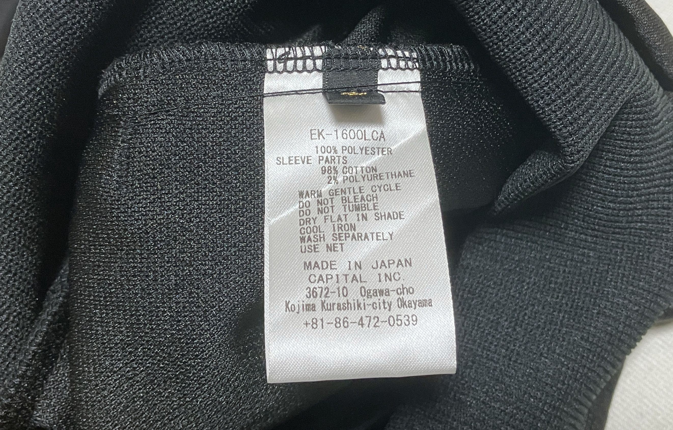 Kapital KAPITAL smooth jersey KOCHI & ZEPHYR track jacket black L Size US L / EU 52-54 / 3 - 11 Thumbnail