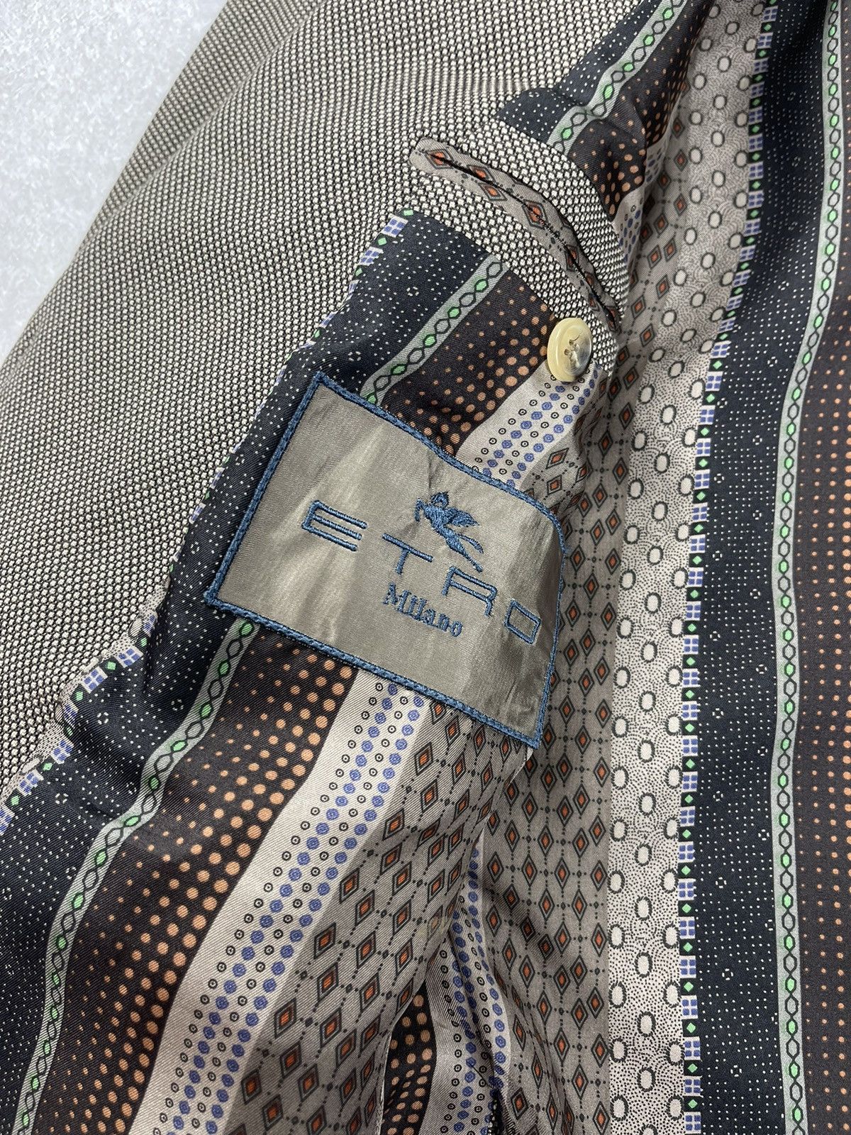 Etro Etro Milano Blazer Men’s Size 52 Size 52R - 9 Thumbnail