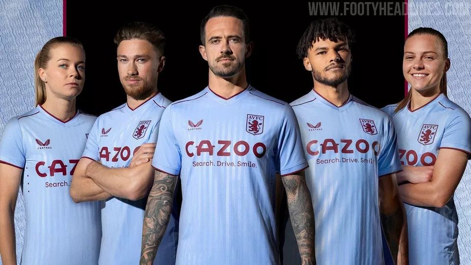 Other ASTON VILLA 2022 2023 AWAY FOOTBALL SOCCER JERSEY NEW 3XL Size US XXL / EU 58 / 5 - 11 Thumbnail
