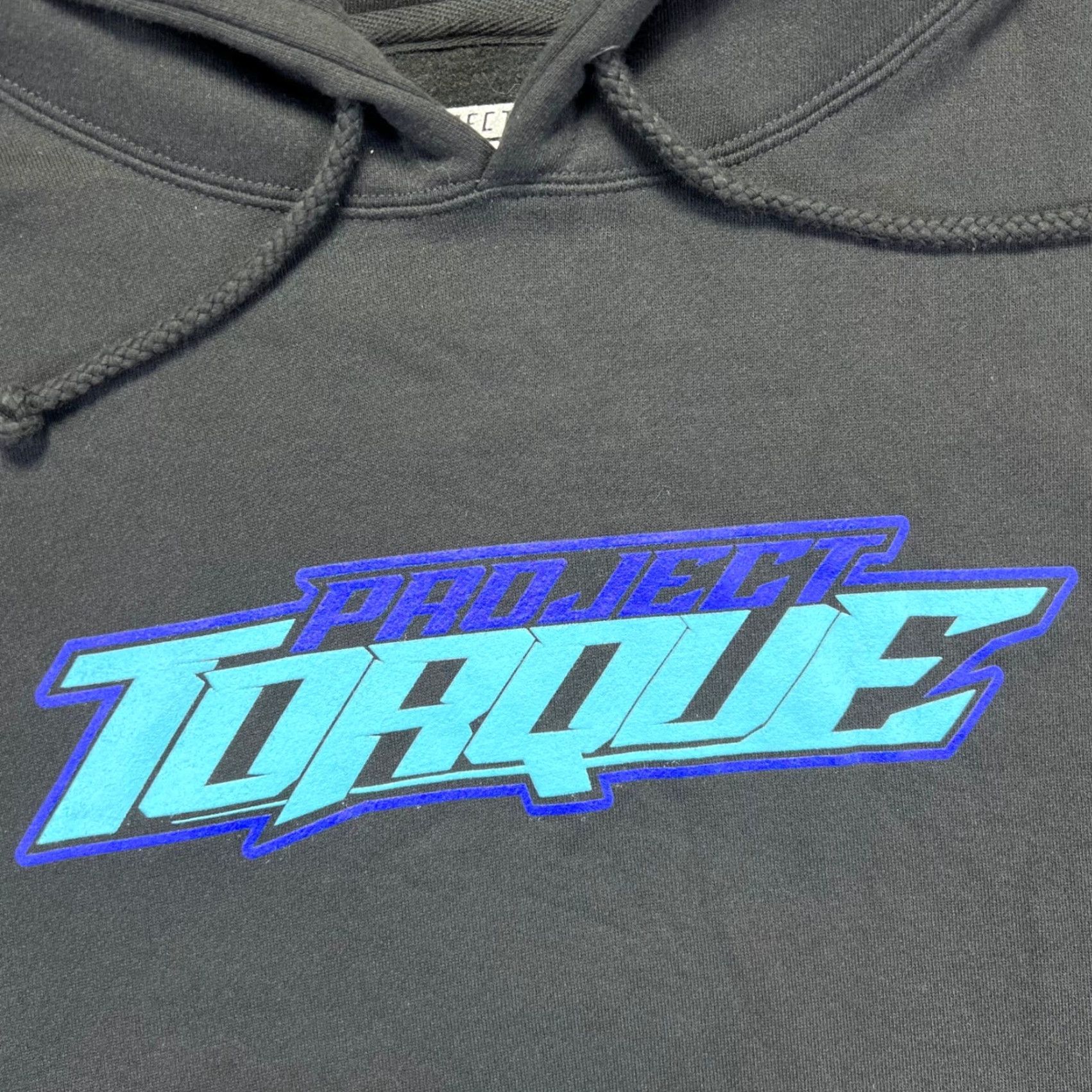 Vintage VINTAGE PROJECT Torque Garage Hoodie Mens 3X Black Graphic Print Hooded Pockets 3XL Men Chevrolet OBS Truck Neon Logo Graphic Sweatshirt Size US XXL / EU 58 / 5 - 4 Thumbnail