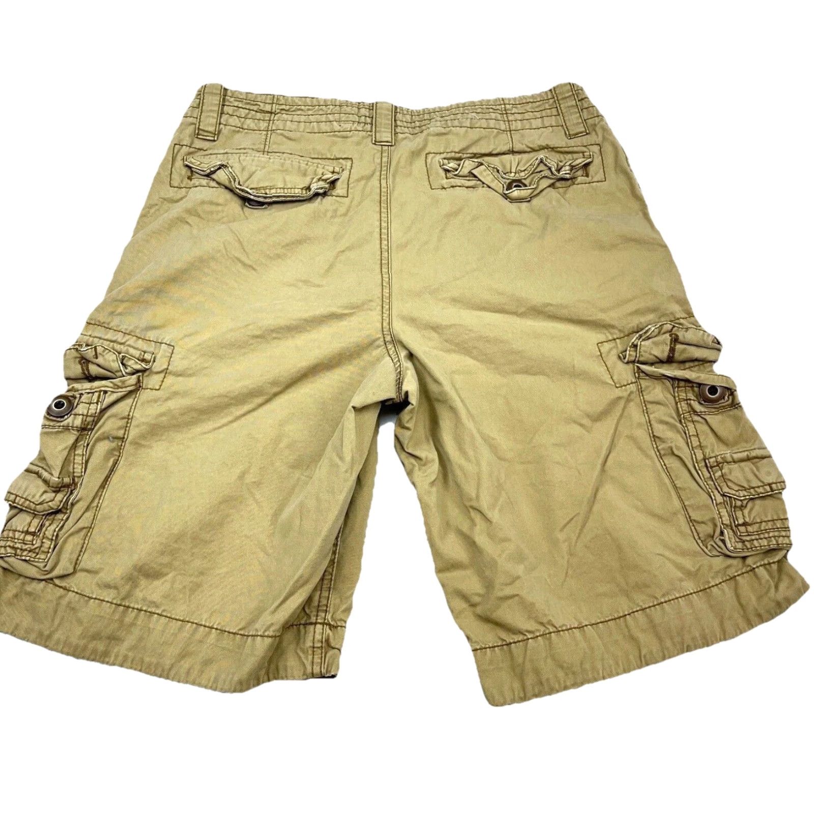 Vintage Aéropostale Cargo Shorts Men 30 Tan Brown Khaki Vintage VTG Y2K Preppy Dad Adult Cargo Shorts Mens 30 Beige Cotton Canvas Size US 30 / EU 46 - 2 Thumbnail