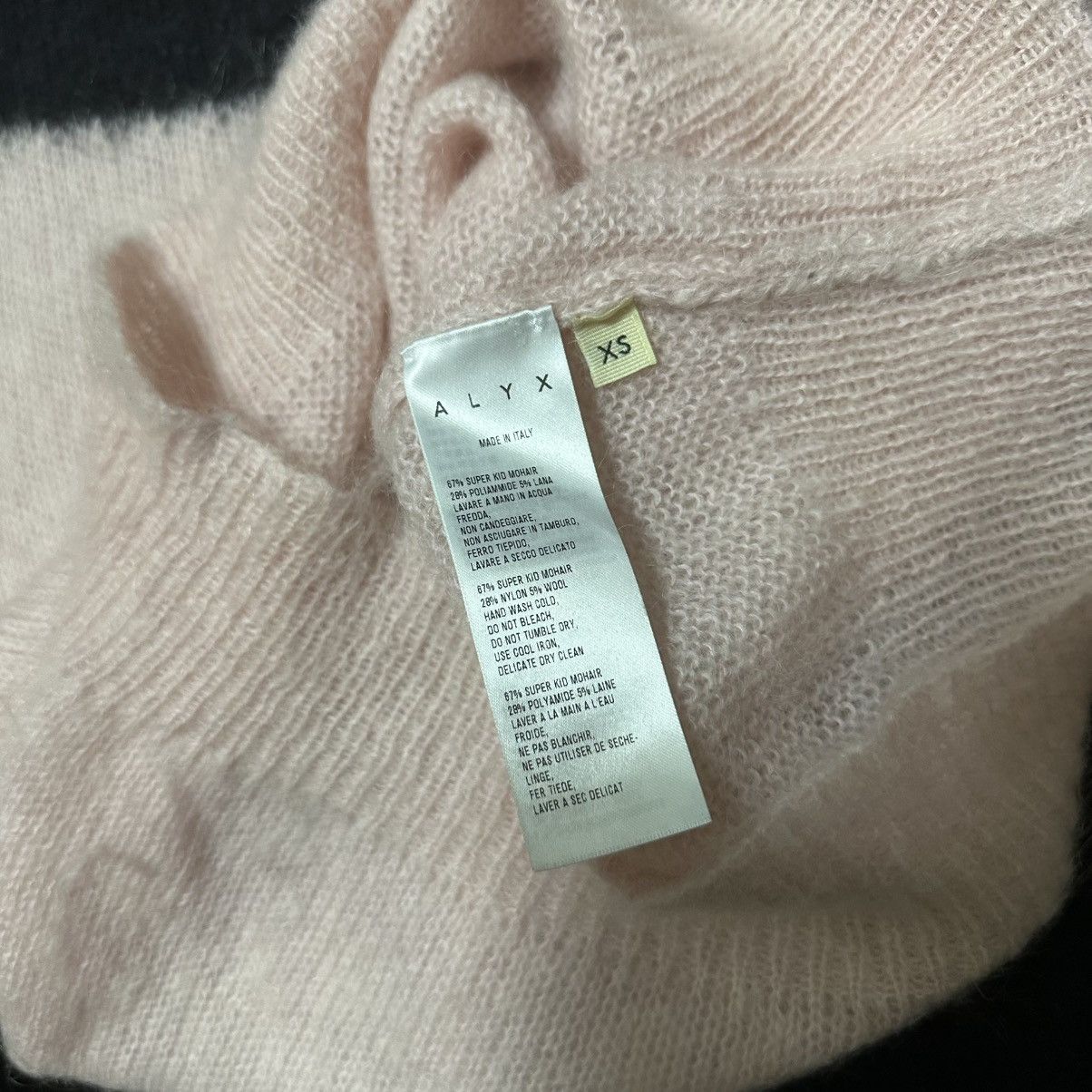 1017 ALYX 9SM × Alyx 1017 ALYX 9SM Mohair Abstract Knit Sweater Size US XS / EU 42 / 0 - 4 Thumbnail