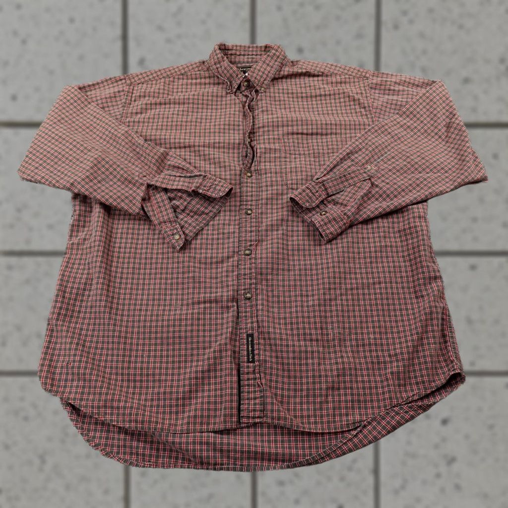 Abercrombie & Fitch VINTAGE Abercrombie & Fitch Shirt Mens XL Red Long Sleeve Button-Up 90s Y2K 00s Size US XL / EU 56 / 4 - 1 Thumbnail