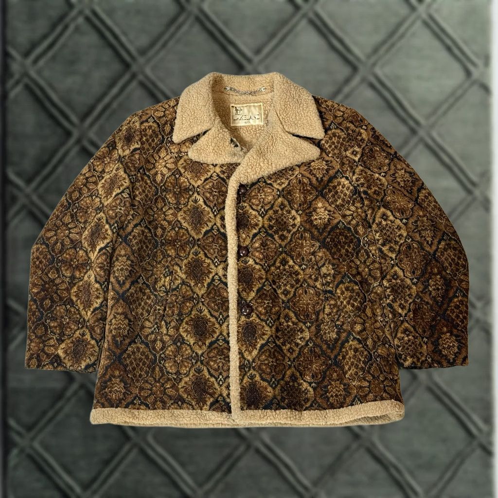 Vintage VINTAGE Lakeland Rancher Tapestry Jacket 44 L/XL Jeff Spicoli Ridgemont High Men’s XL Shirt Size US XL / EU 56 / 4 - 1 Thumbnail