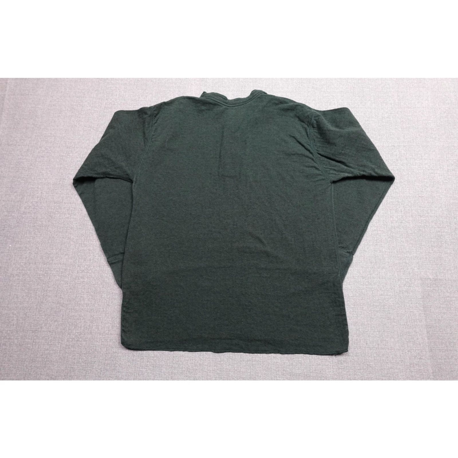 Vintage L.L. Bean Henley Shirt Mens Large Green Long Sleeve Outer Layer Wool Warm Size US L / EU 52-54 / 3 - 4 Thumbnail