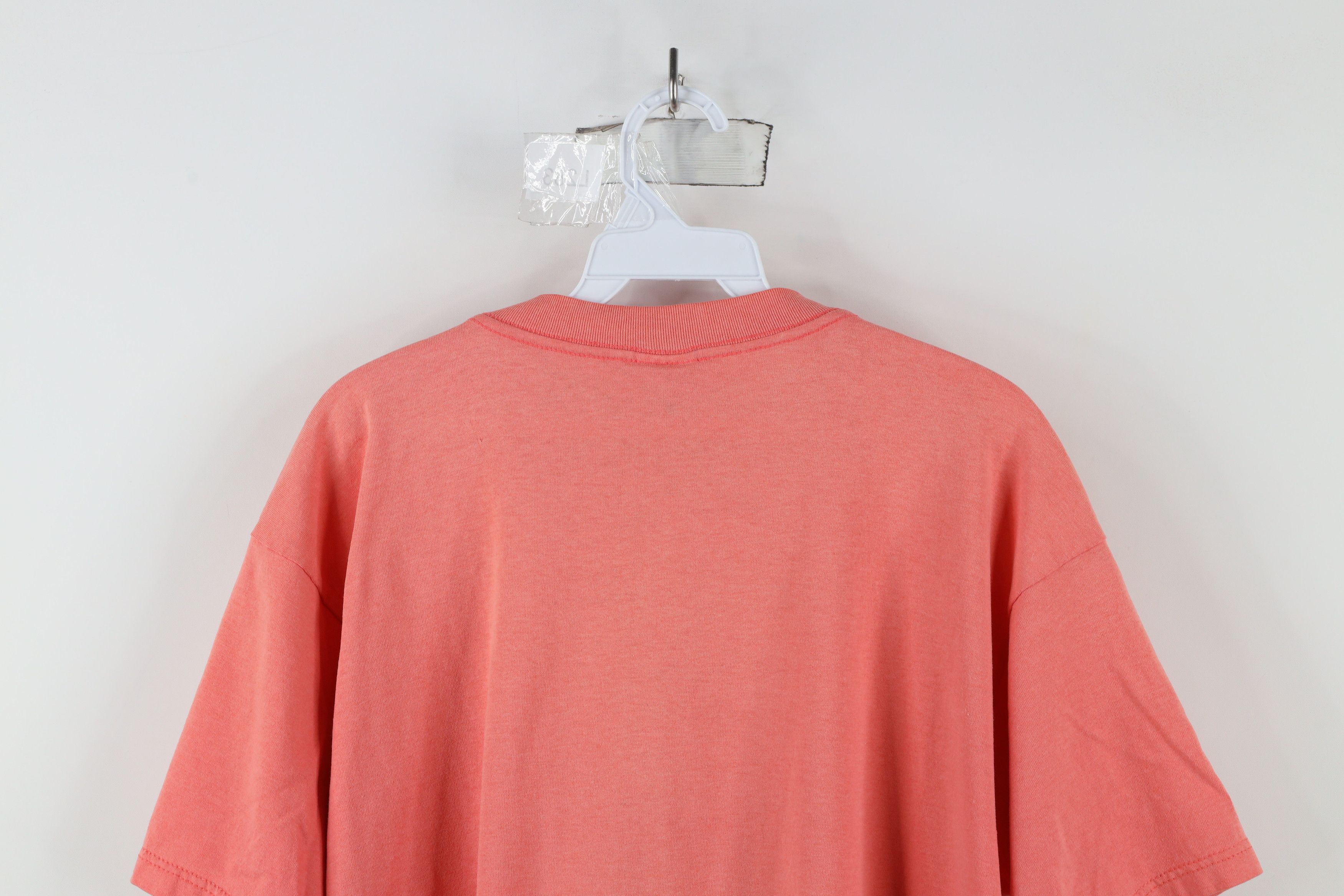 Vintage Vintage 90s Streetwear Cotton Pocket T-Shirt Pink USA Size L / US 10 / IT 46 - 12 Thumbnail