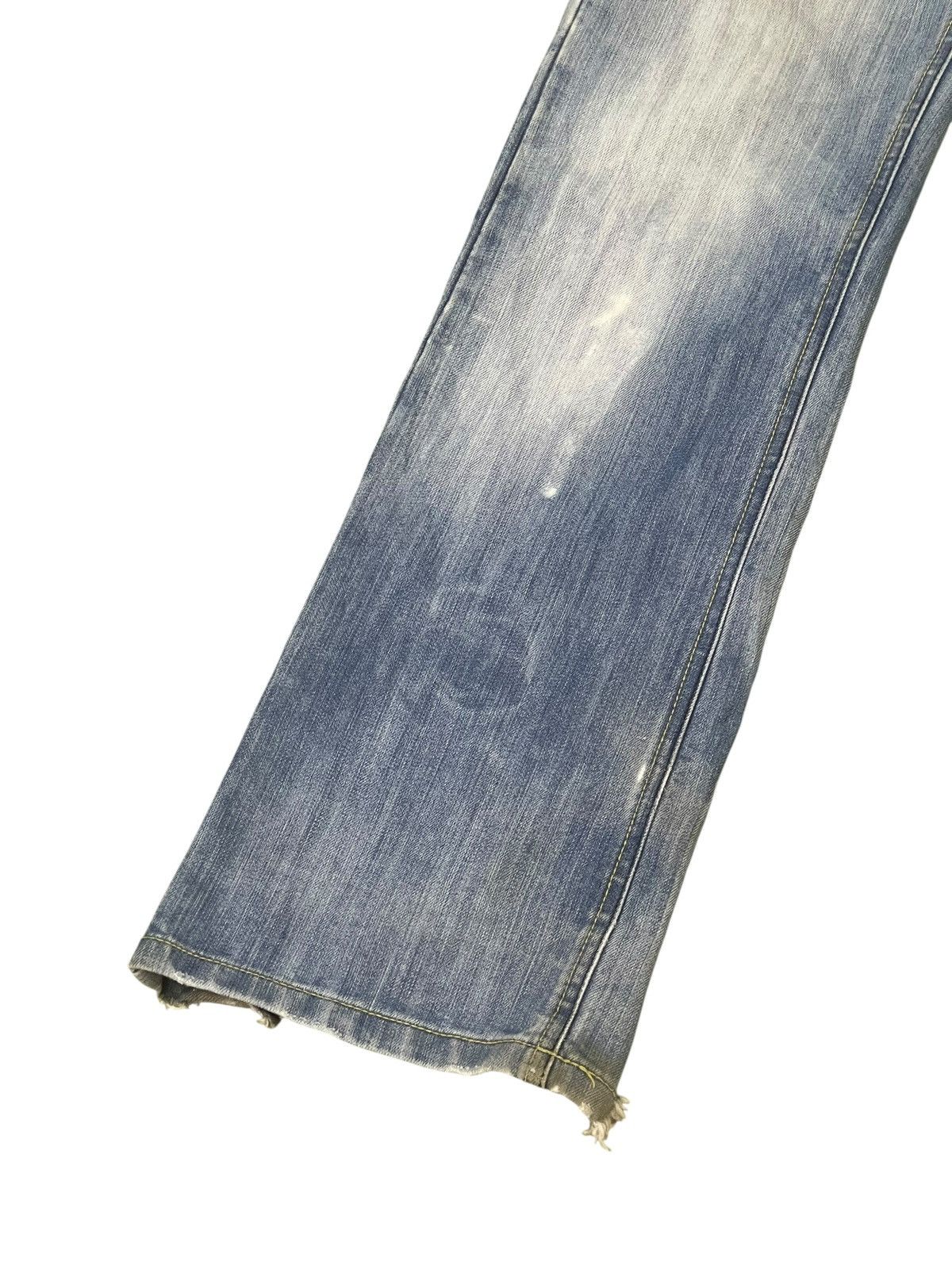 Japanese Brand Flare Jeans Denim Co Faded Distress Boot Cut 2🟦3 Size US 32 / EU 48 - 12 Thumbnail