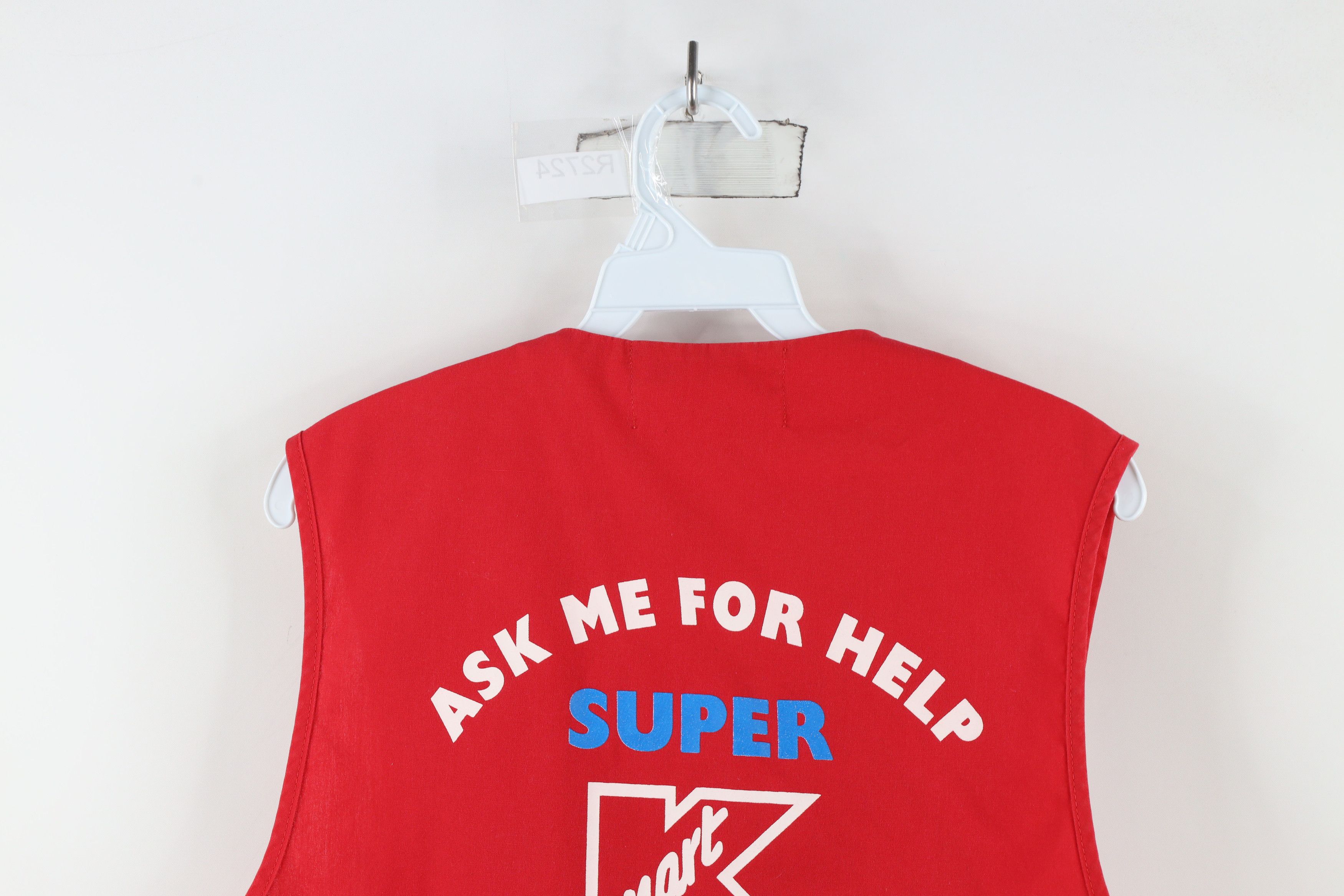 Vintage Vintage 90s Streetwear Super K Mart Center Greeter Vest Size US L / EU 52-54 / 3 - 12 Thumbnail