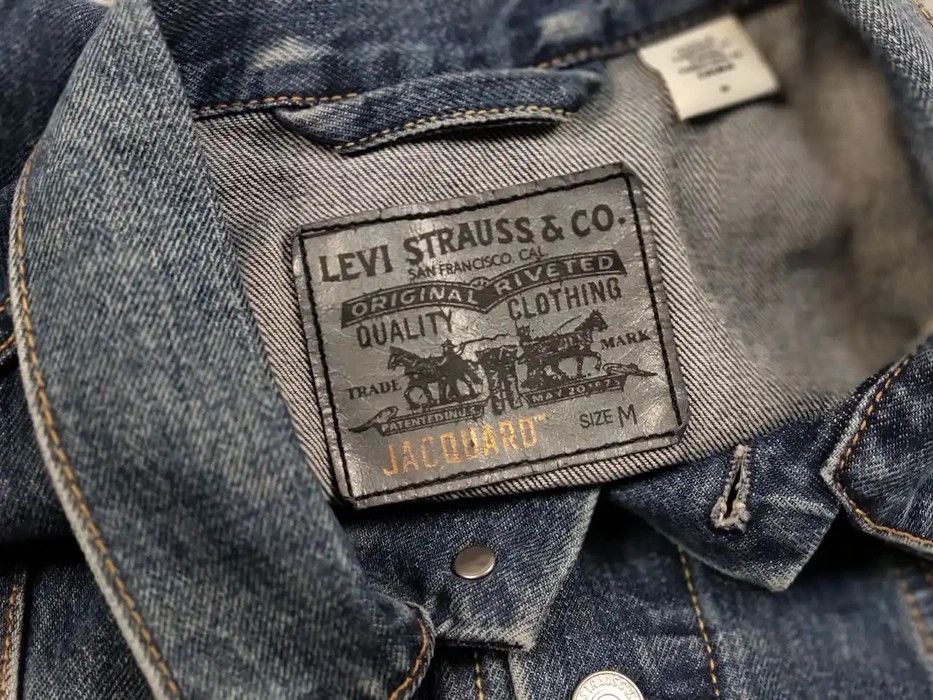 Levi's Rare Vintage Levi's x Jacquard google Trucker Denim Jacket Size US M / EU 48-50 / 2 - 7 Thumbnail