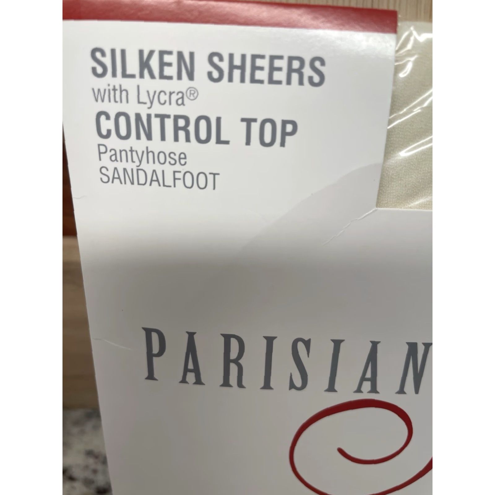 Vintage VINTAGE PARISIAN SIGNATURE Pantyhose Ultra Sheer Control Top Size 1 Ivory Style 19506 Womens Size XS / US 0-2 / IT 36-38 - 2 Thumbnail