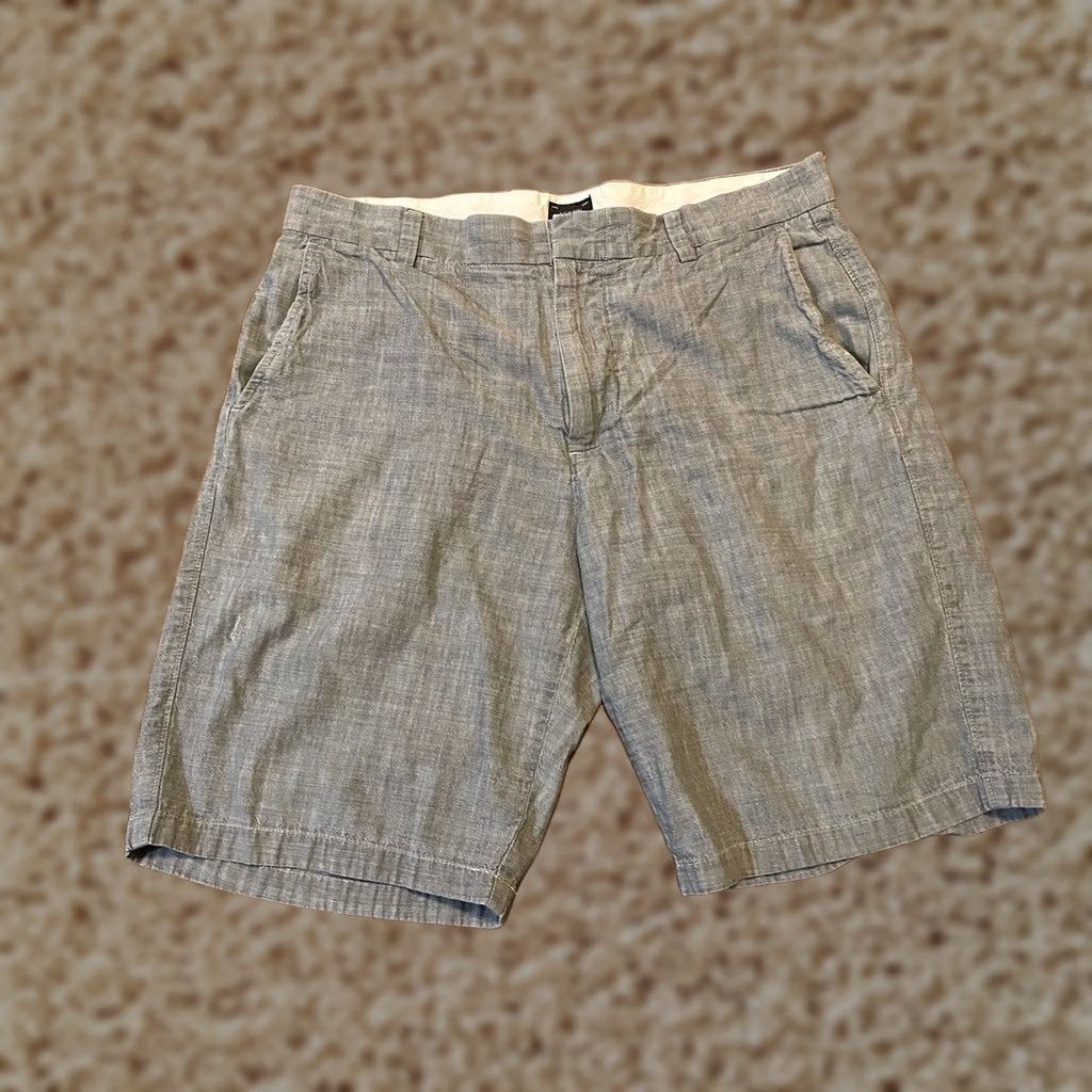 J.Crew J.CREW Chino Shorts Gray Men's 33 Casual Preppy Chambray Club A0873 Size US 34 / EU 50 - 1 Thumbnail