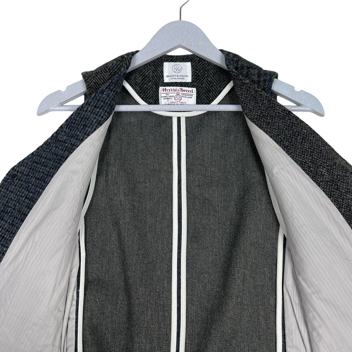BEAUTY&YOUTH 🔥 HARRIS TWEED X BEAUTY YOUTH UNITED ARROWS WOOL VEST Size US M / EU 48-50 / 2 - 13 Thumbnail
