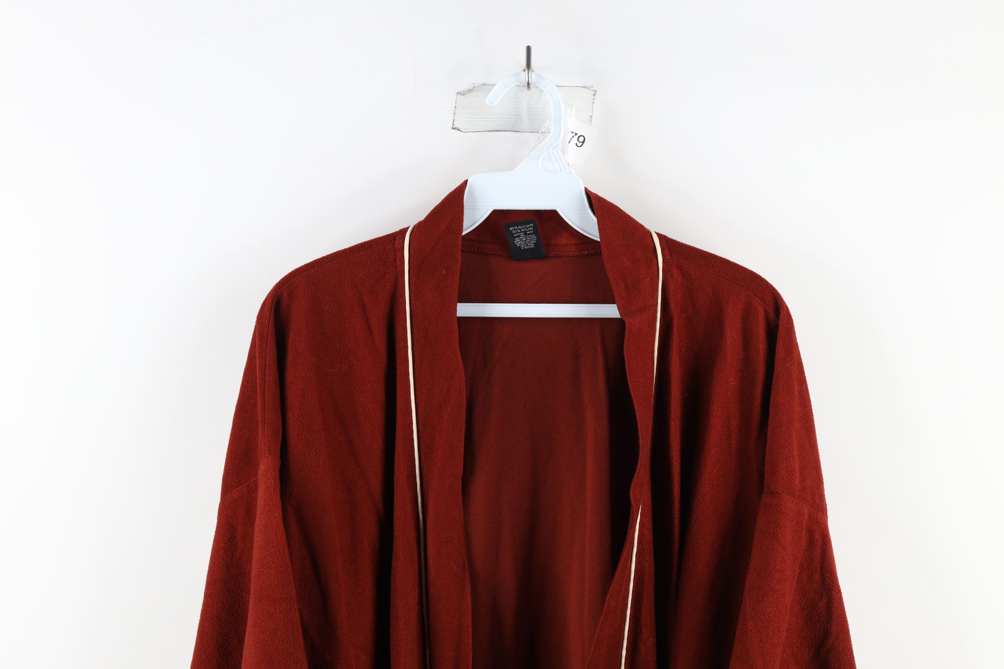 Vintage Vintage 70s Streetwear Distressed Velour Belted Bath Robe Size US L / EU 52-54 / 3 - 2 Thumbnail