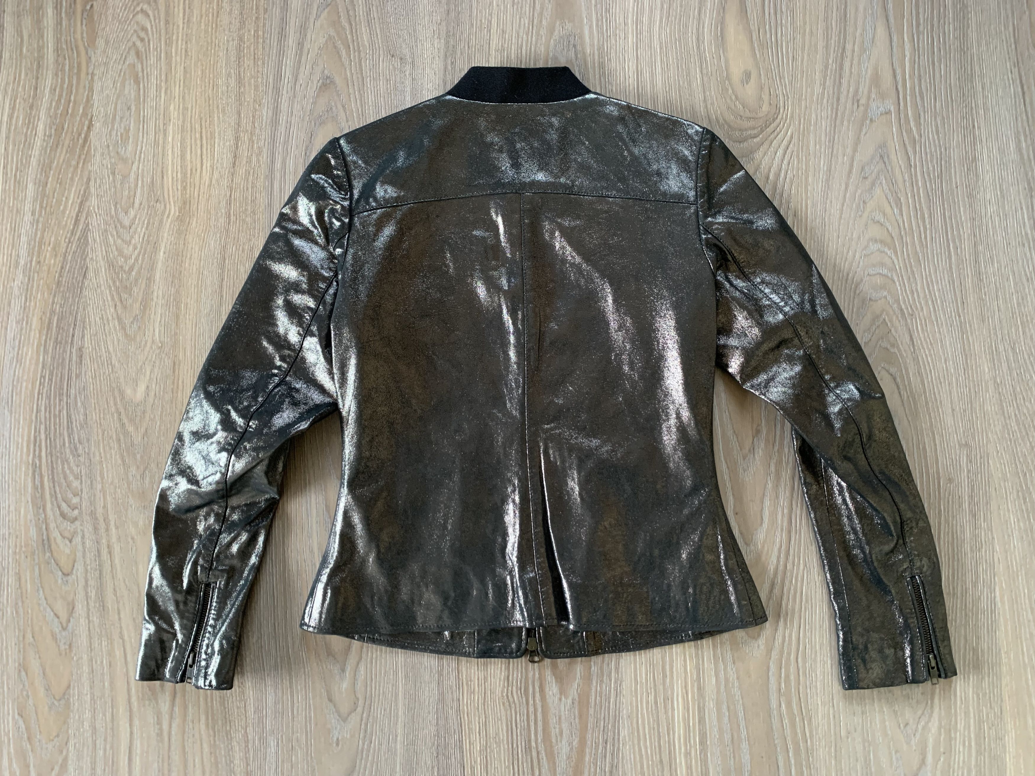 Bomboogie × Genuine Leather Bomboogie Woman Lamb Leather Jacket Size M / US 6-8 / IT 42-44 - 3 Thumbnail