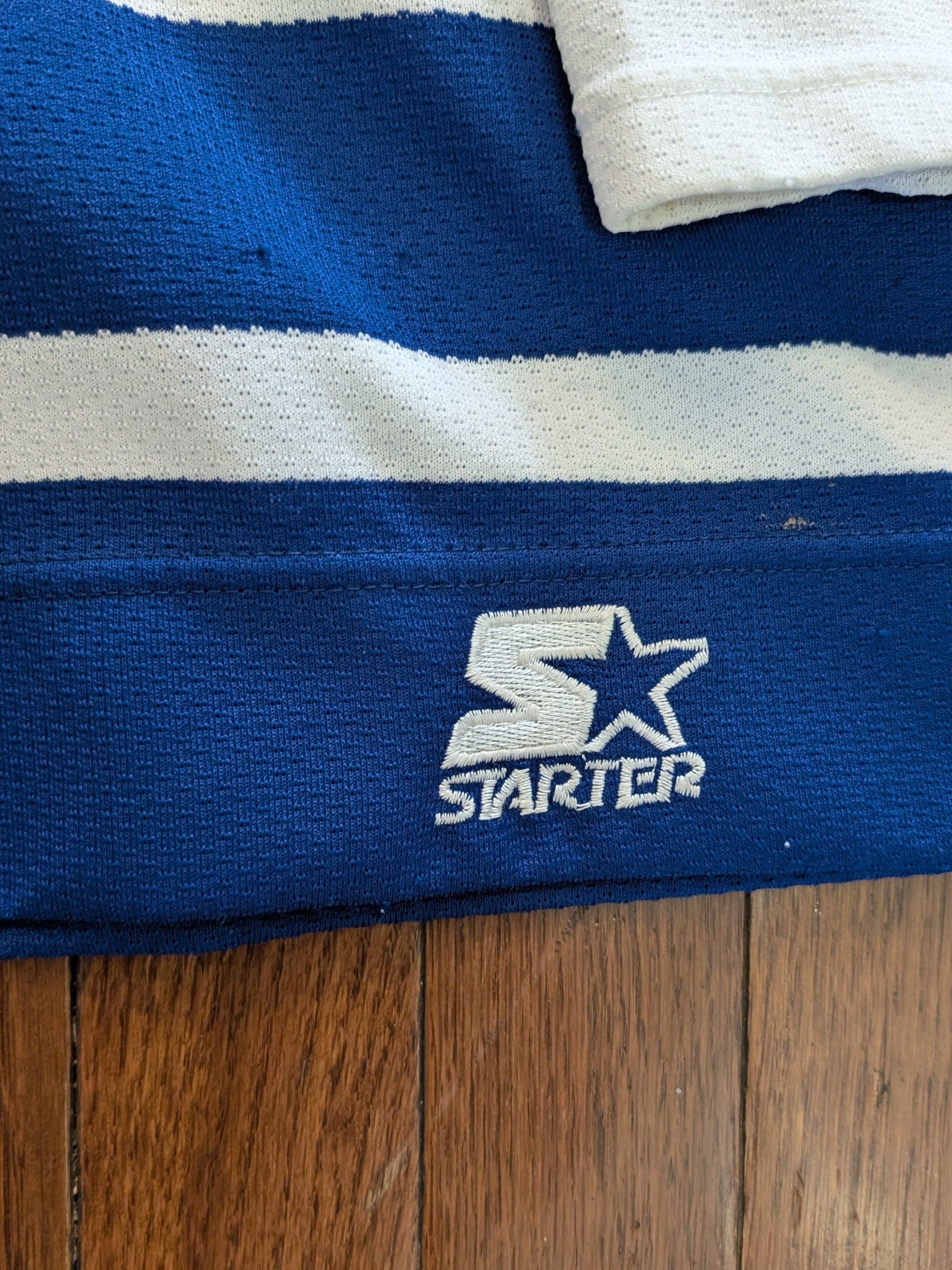 Starter 90's Toronto Maple Leafs Blue Starter Jersey - Size XL Size US XL / EU 56 / 4 - 7 Thumbnail