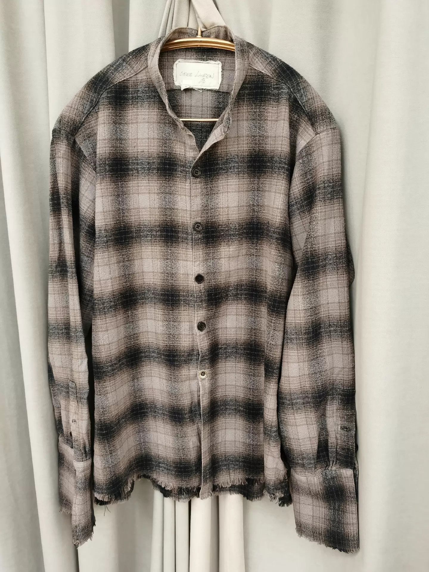 Greg Lauren GregLauren GL Early Vintage Distressed Shirt Size 3 Size US L / EU 52-54 / 3 - 1 Thumbnail