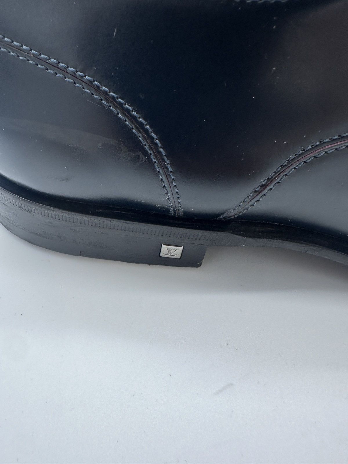 Louis Vuitton Louis Vuitton Navy Oxford Derby Shoes 9.5 LV 10.5 USA Navy Size US 9.5 / EU 42-43 - 5 Thumbnail