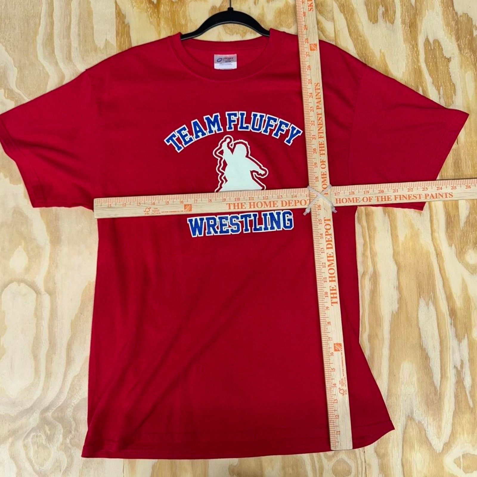 Vintage Large - Vintage y2k wrestling team fluffy comedian t-shirt Size US L / EU 52-54 / 3 - 3 Thumbnail