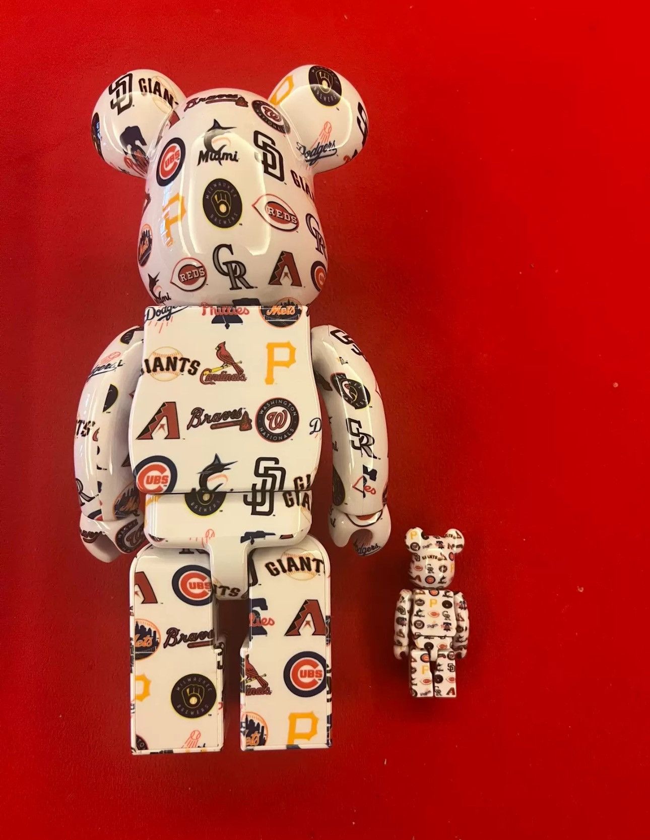 Japanese Brand Bearbrick MLB National League 100% & 400% Set Size ONE SIZE - 3 Thumbnail