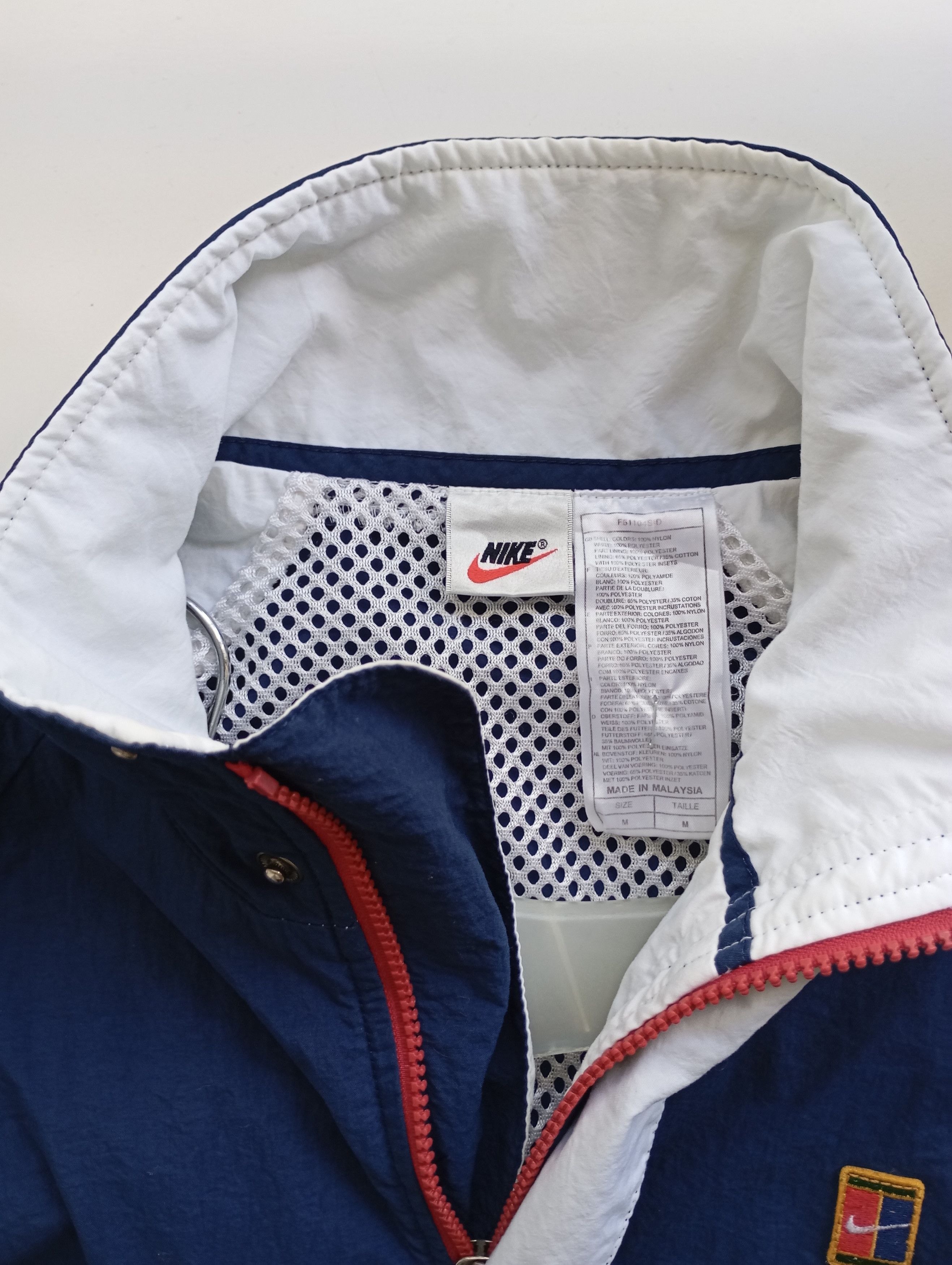 Nike Vintage 90s Nike Court track jacket windbreaker Size US M / EU 48-50 / 2 - 8 Thumbnail