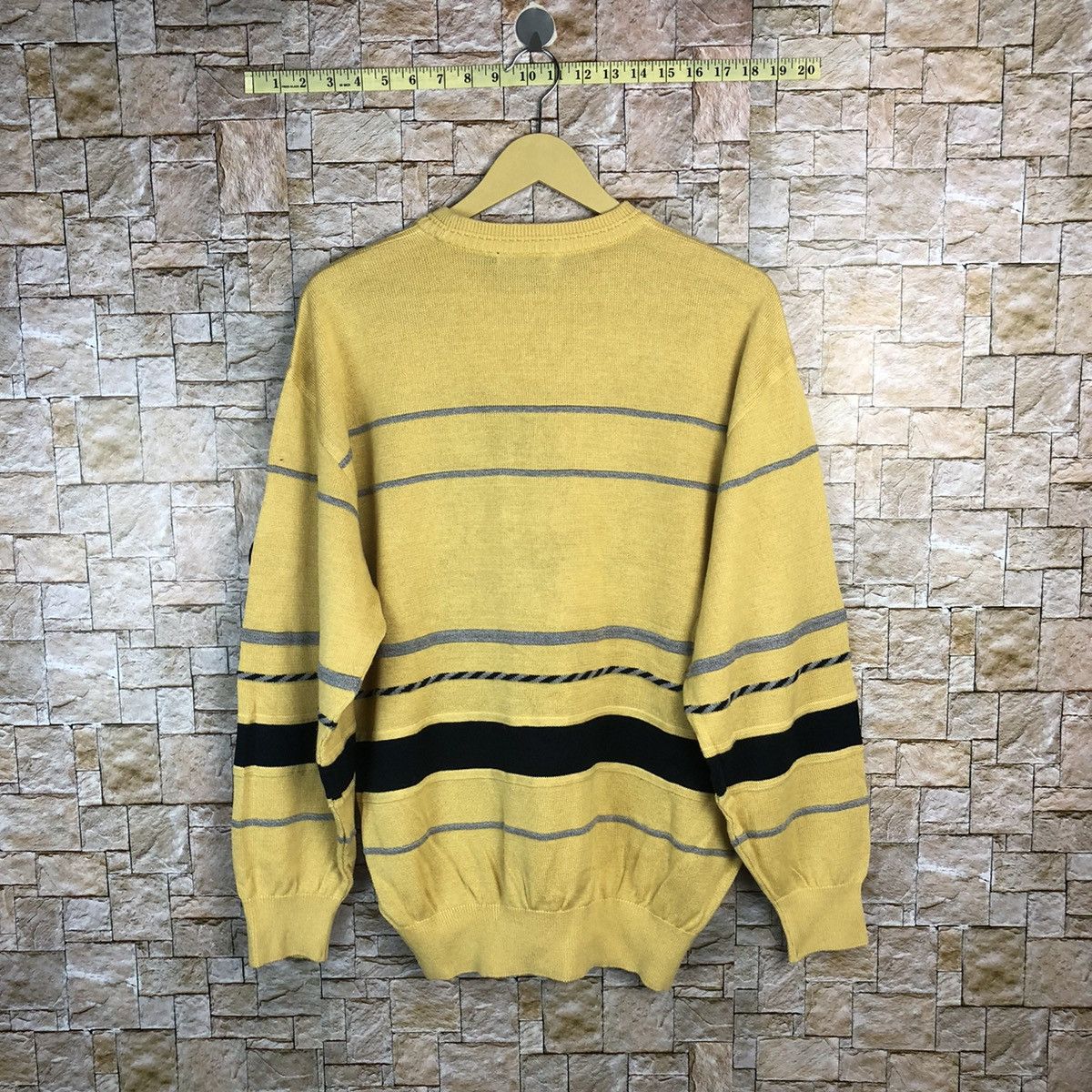 Hardy Amies × Vintage Hardy Amies Sport Yellow Sweatshirt #A484 Size US L / EU 52-54 / 3 - 14 Thumbnail
