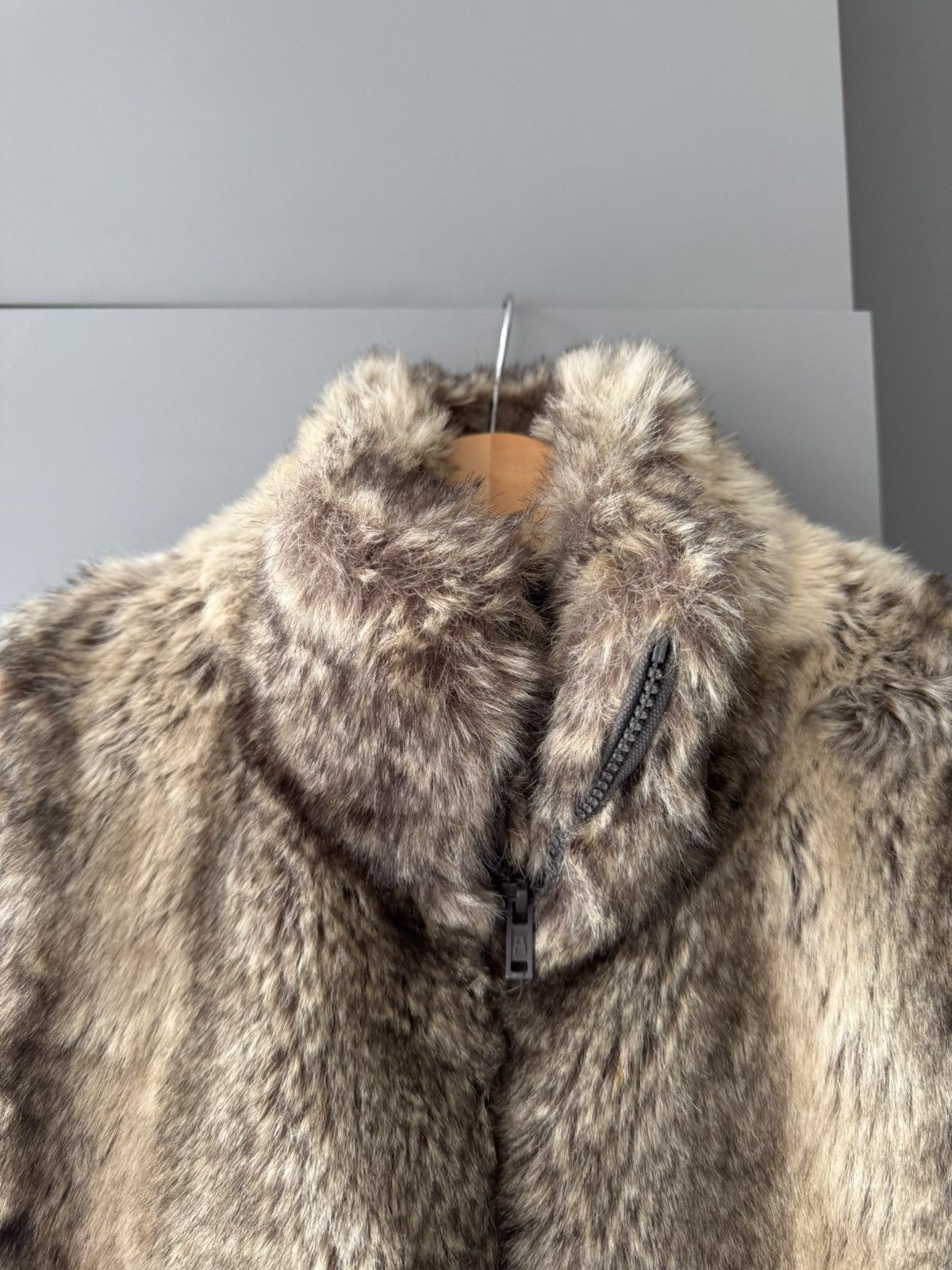 Japanese Brand × Vintage Vintage Fur Vest Y2K Hysteric Glamour Bik Bok Grunge 90s Size S / US 4 / IT 40 - 2 Thumbnail